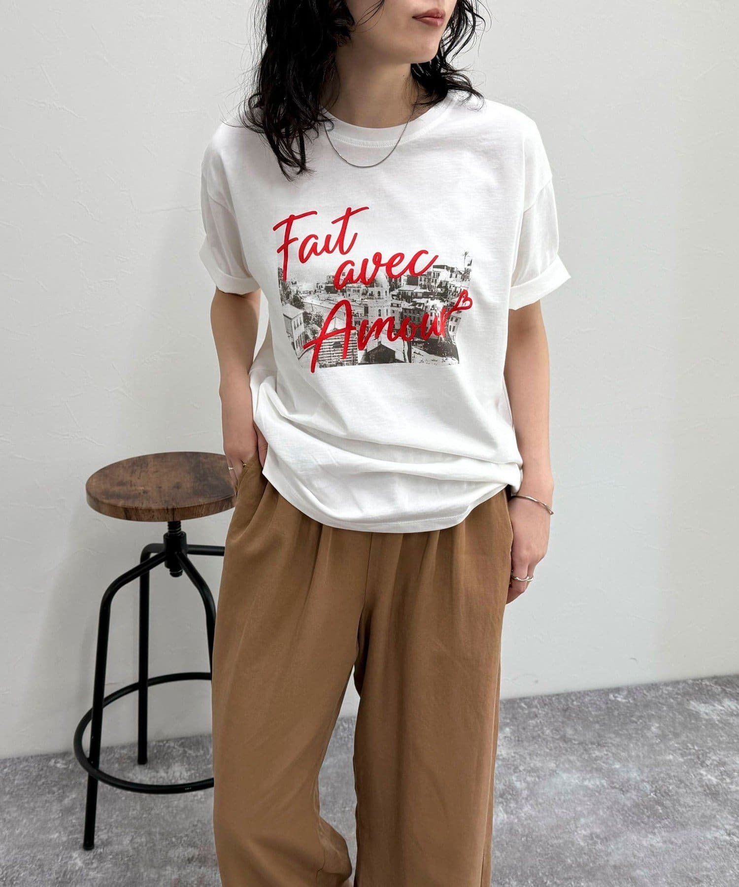 FREDY & GLOSTER(フレディ アンド グロスター) Amour PHOTO Tシャツ