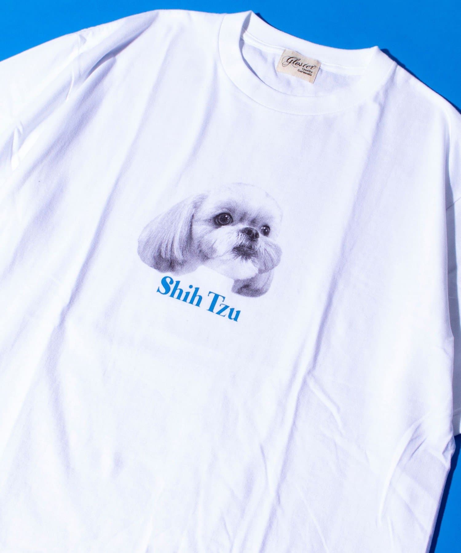 FREDY & GLOSTER(フレディ アンド グロスター) 【新柄追加】【GLOSTER/グロスター】DOG&CAT 犬猫プリントTシャツ