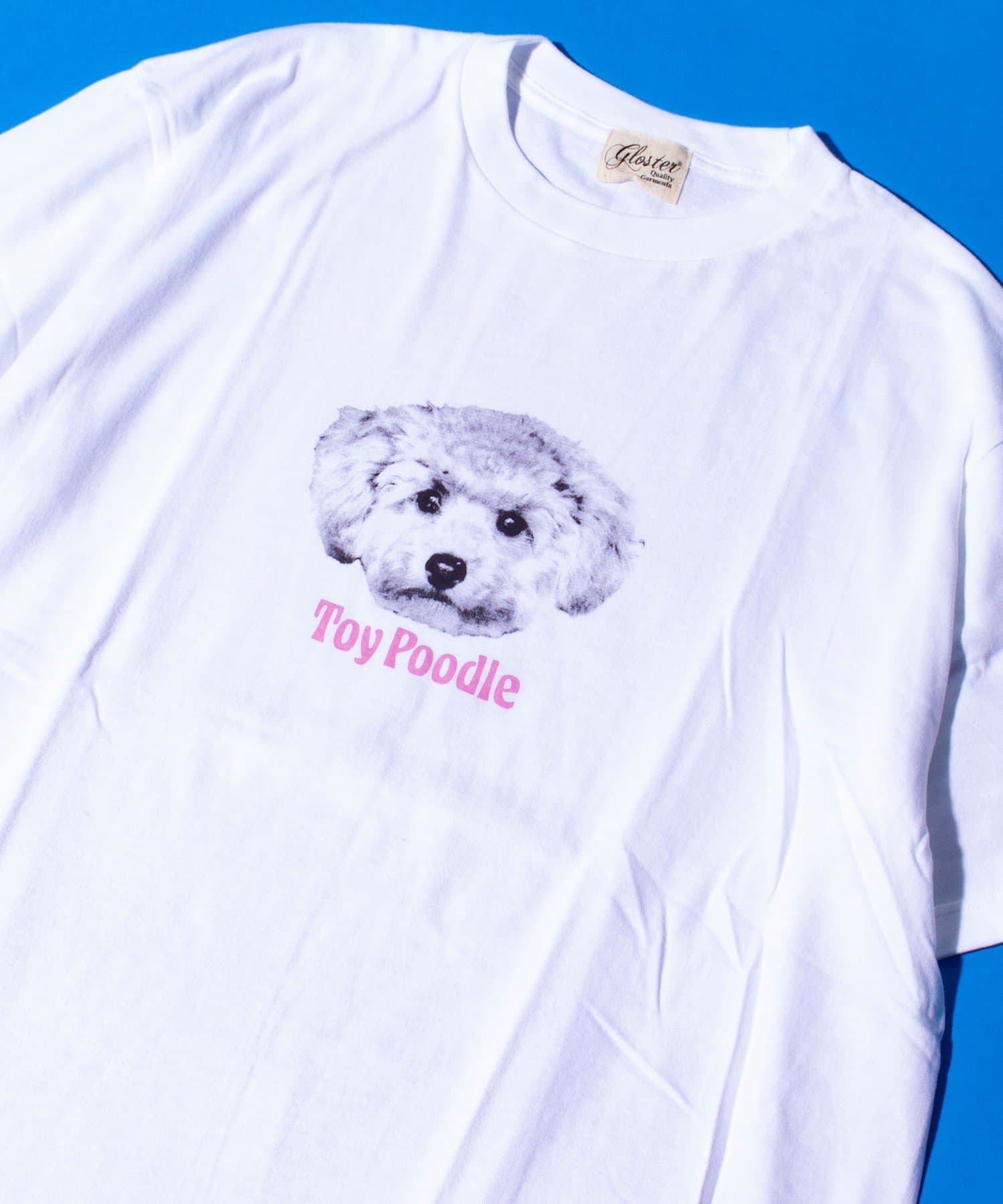 GLOSTER新定番である犬猫プリントシリーズの半袖Tシャツが再登場！形は前回同様リラックスシルエット/ビッグシルエット、ドロップショルダーで、男女問わず着ていただけるユニセックスアイテムです。デザイ