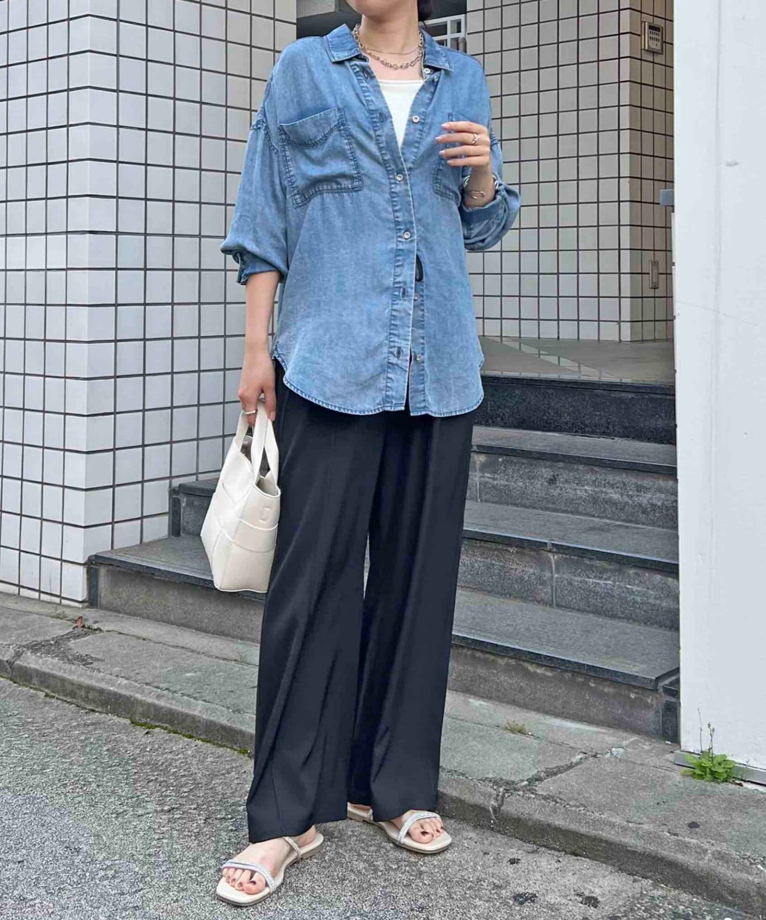 テンセルデニムシャツ | Jena espace merveilleux(ジェナ