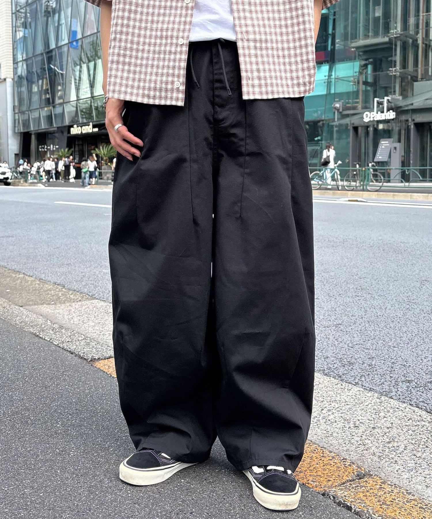 CIAOPANIC(チャオパニック) ワイドバルーンチノパンツ
