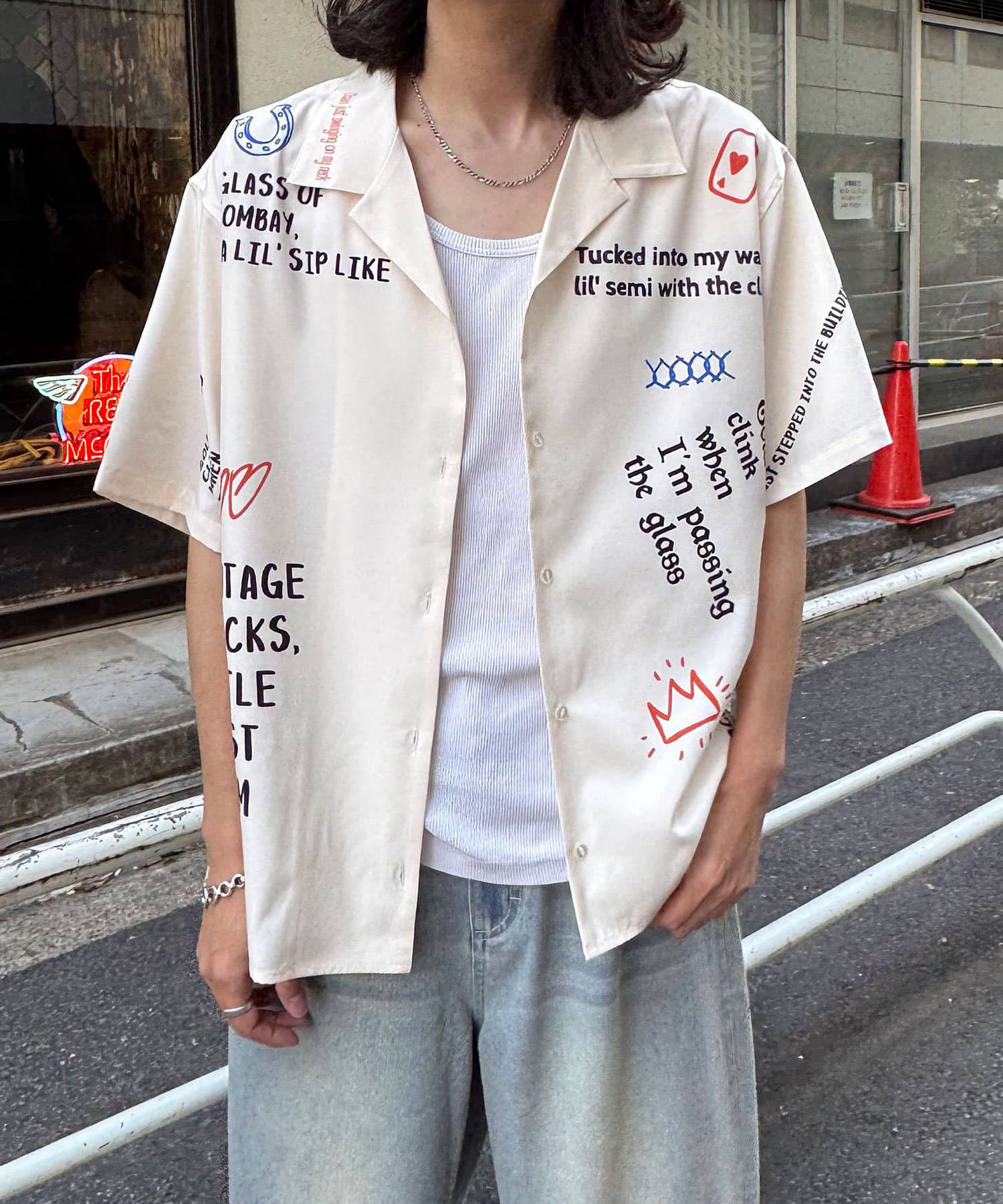 【KUSIKOHC】フォトプリント ショートスリーブシャツ EKAL｜フォトプリントショートスリーブ Tシャツ - EKAL(エカル