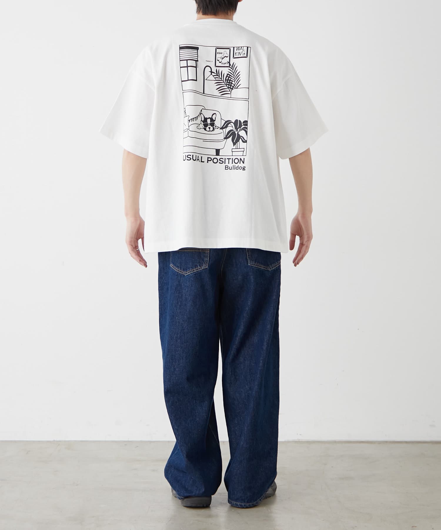CIAOPANIC TYPY(チャオパニックティピー) 【DOGS】ユニセックスアニマル刺繍ロゴ半袖TEE