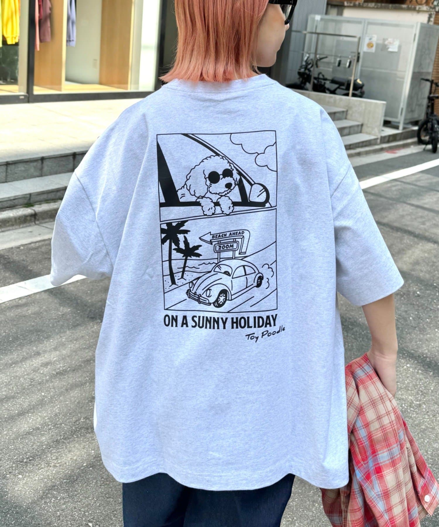 CIAOPANIC TYPY(チャオパニックティピー) 【DOGS】ユニセックスアニマル刺繍ロゴ半袖TEE