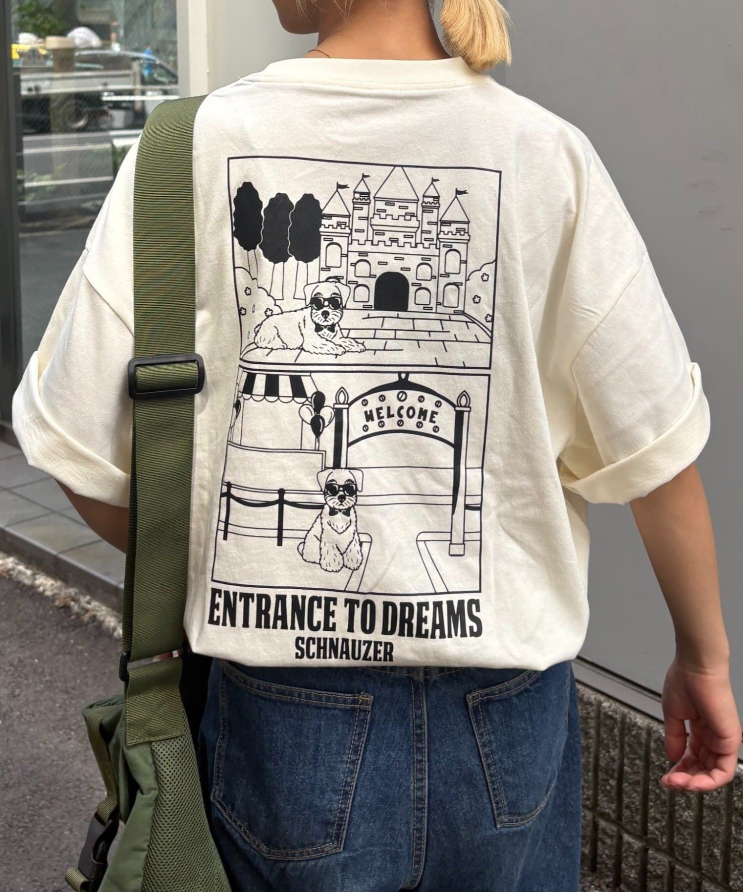 CIAOPANIC TYPY(チャオパニックティピー) 【DOGS】ユニセックスアニマル刺繍ロゴ半袖TEE