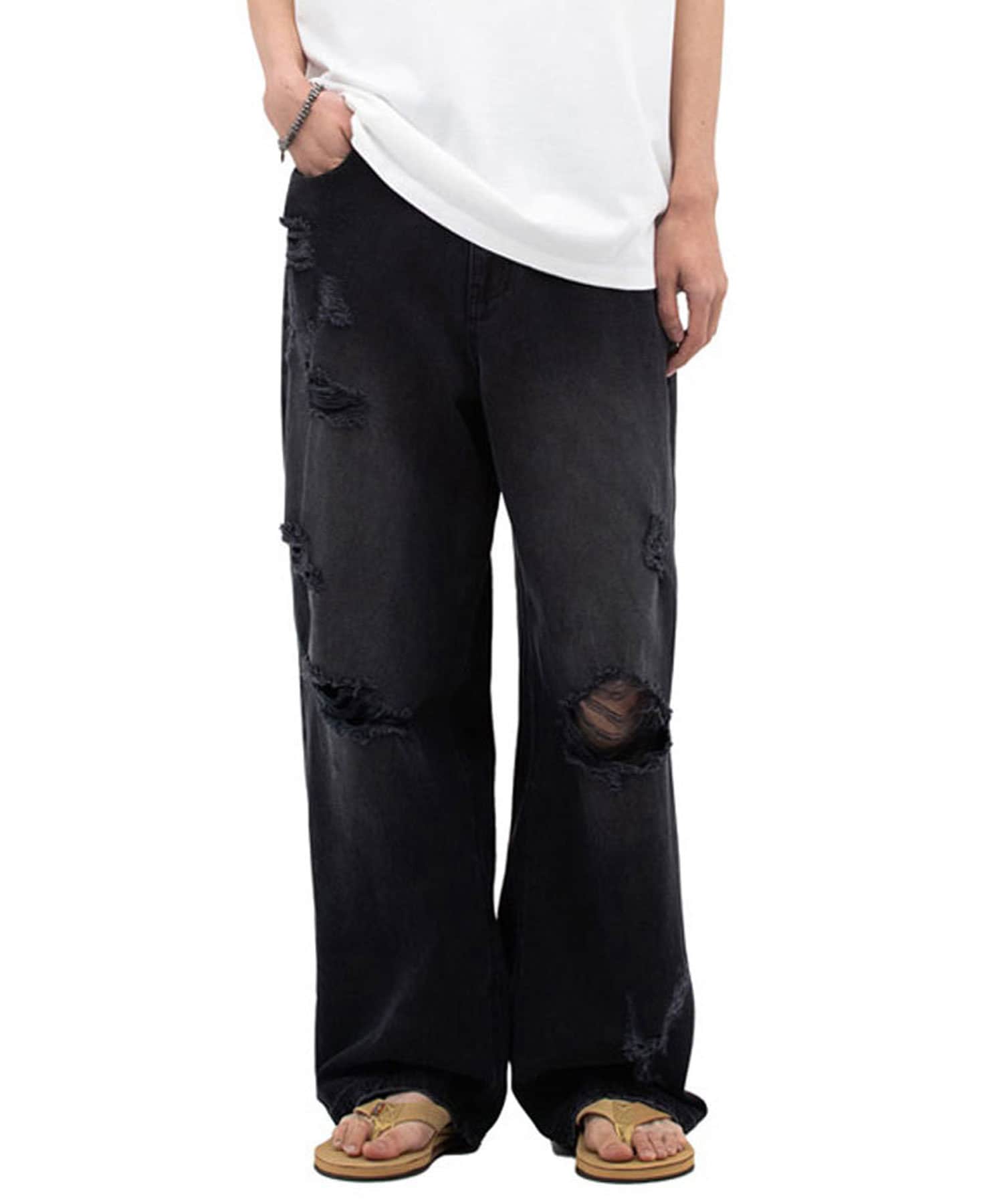CIAOPANIC(チャオパニック) 【DEFGARMENTS/デフガーメンツ】DESTROYED JEAN