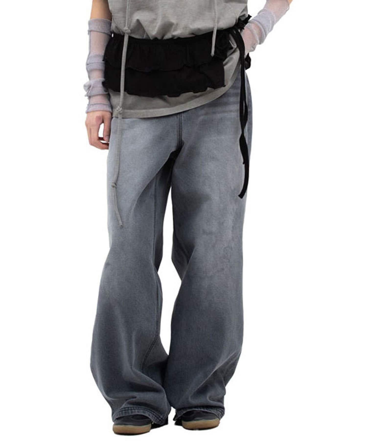 CIAOPANIC(チャオパニック) 【DEFGARMENTS/デフグラメンツ】WIDE DENIM PANTS