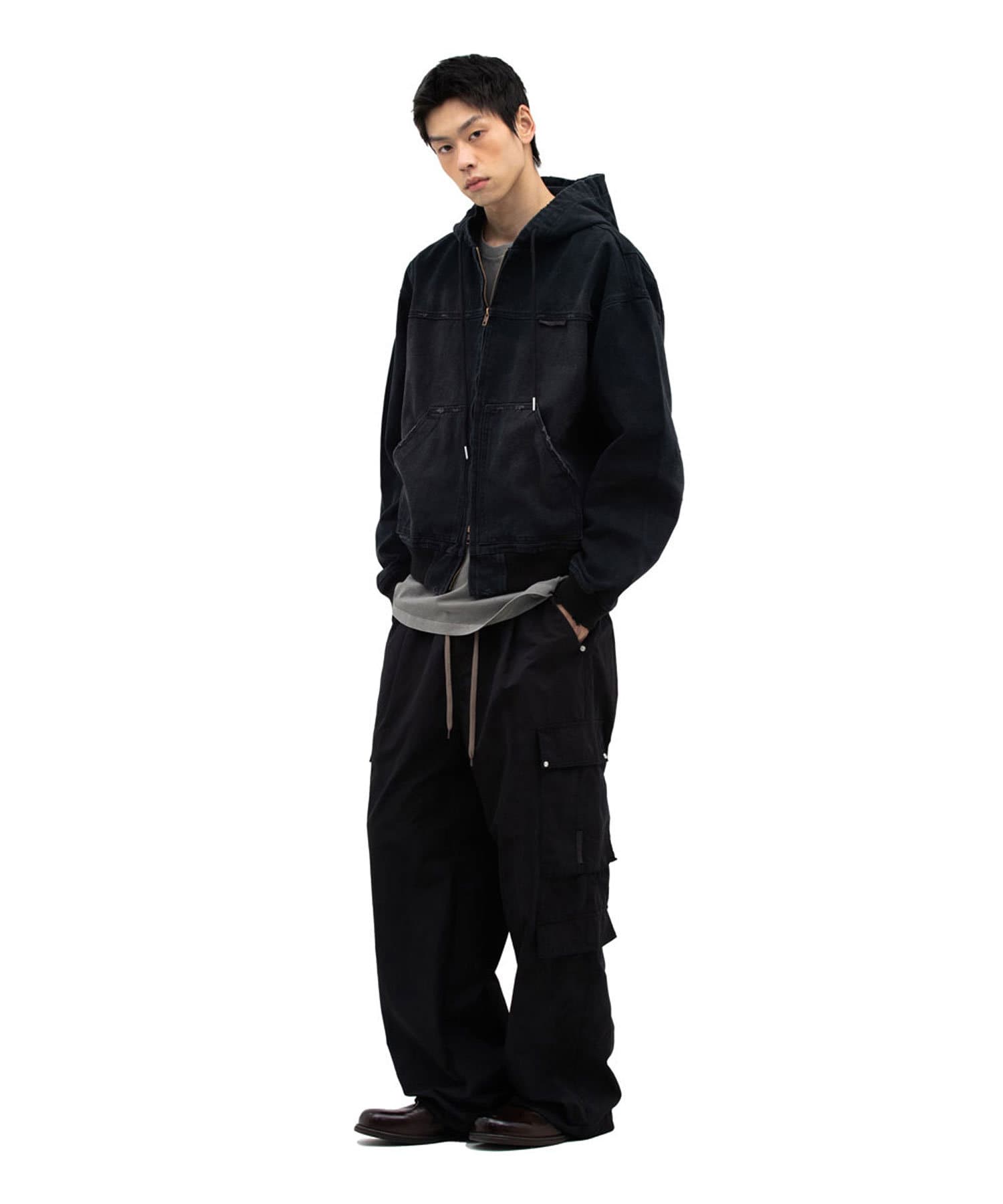 CIAOPANIC(チャオパニック) 【DEFGARMENTS/デフグラメンツ】HOODED BOMBER
