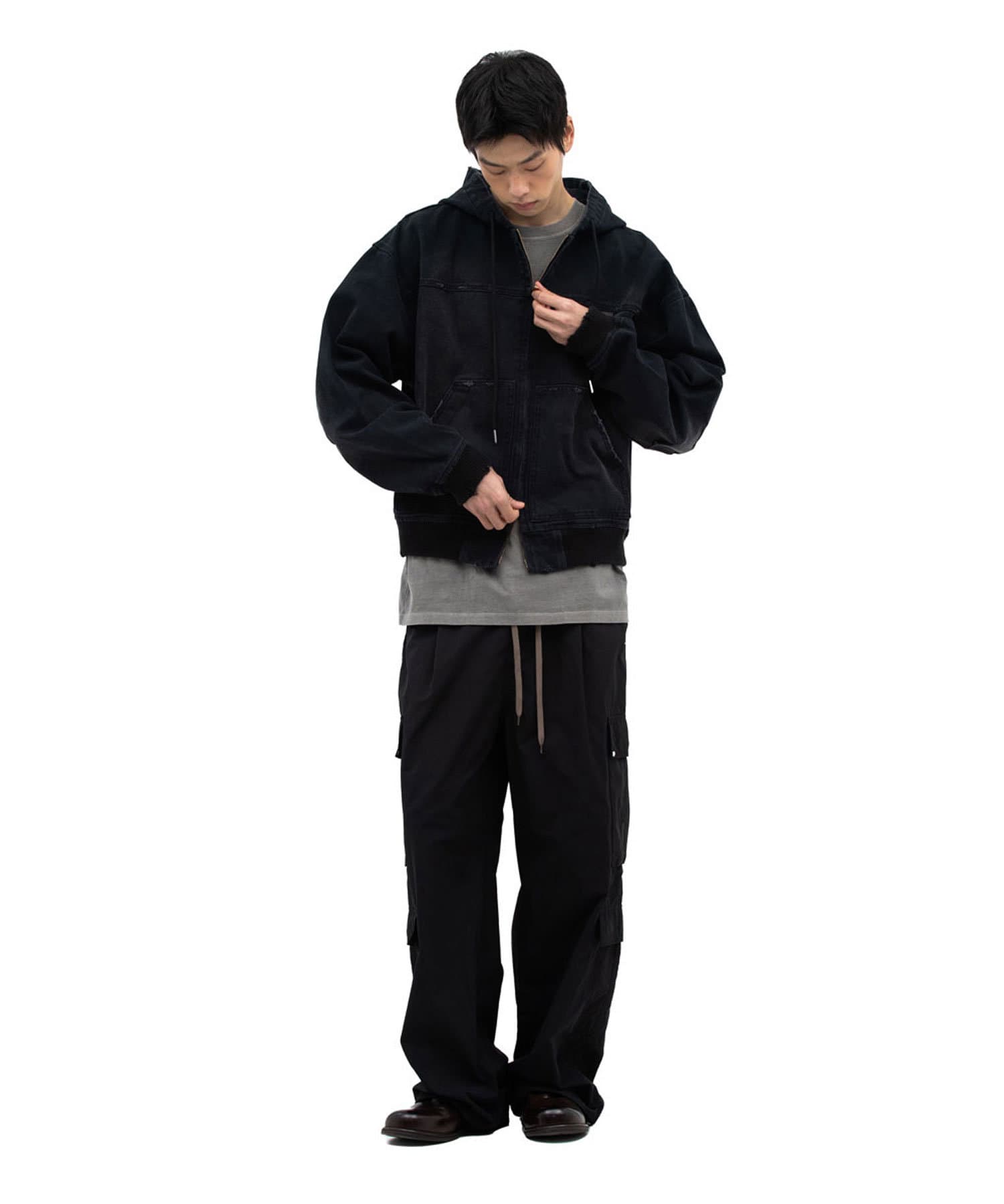 CIAOPANIC(チャオパニック) 【DEFGARMENTS/デフグラメンツ】HOODED BOMBER