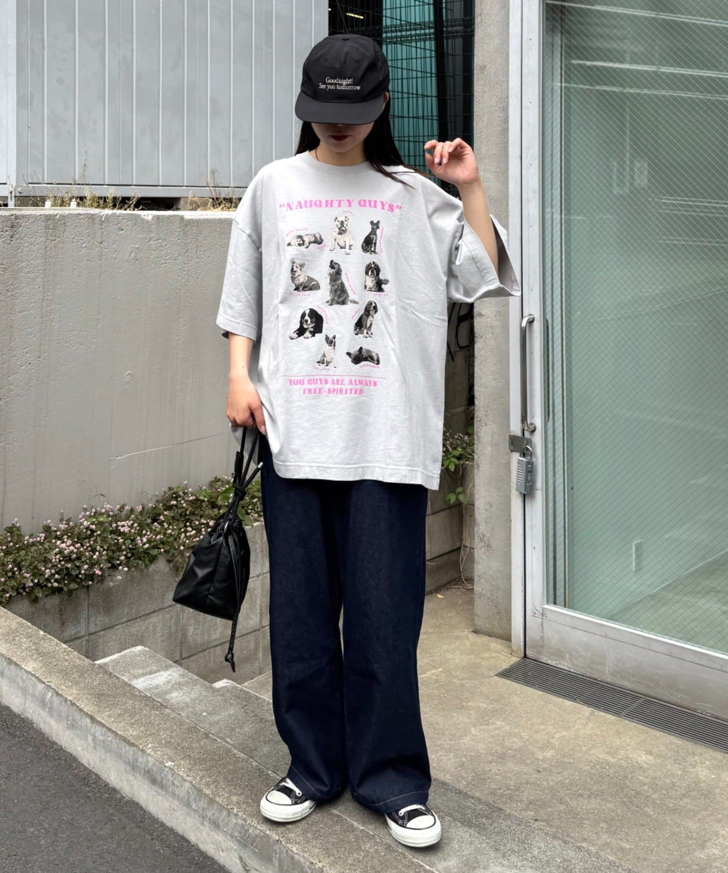 SOUNDS GOOOOD】パウダー加工プリント&刺繍TEE | CIAOPANIC TYPY