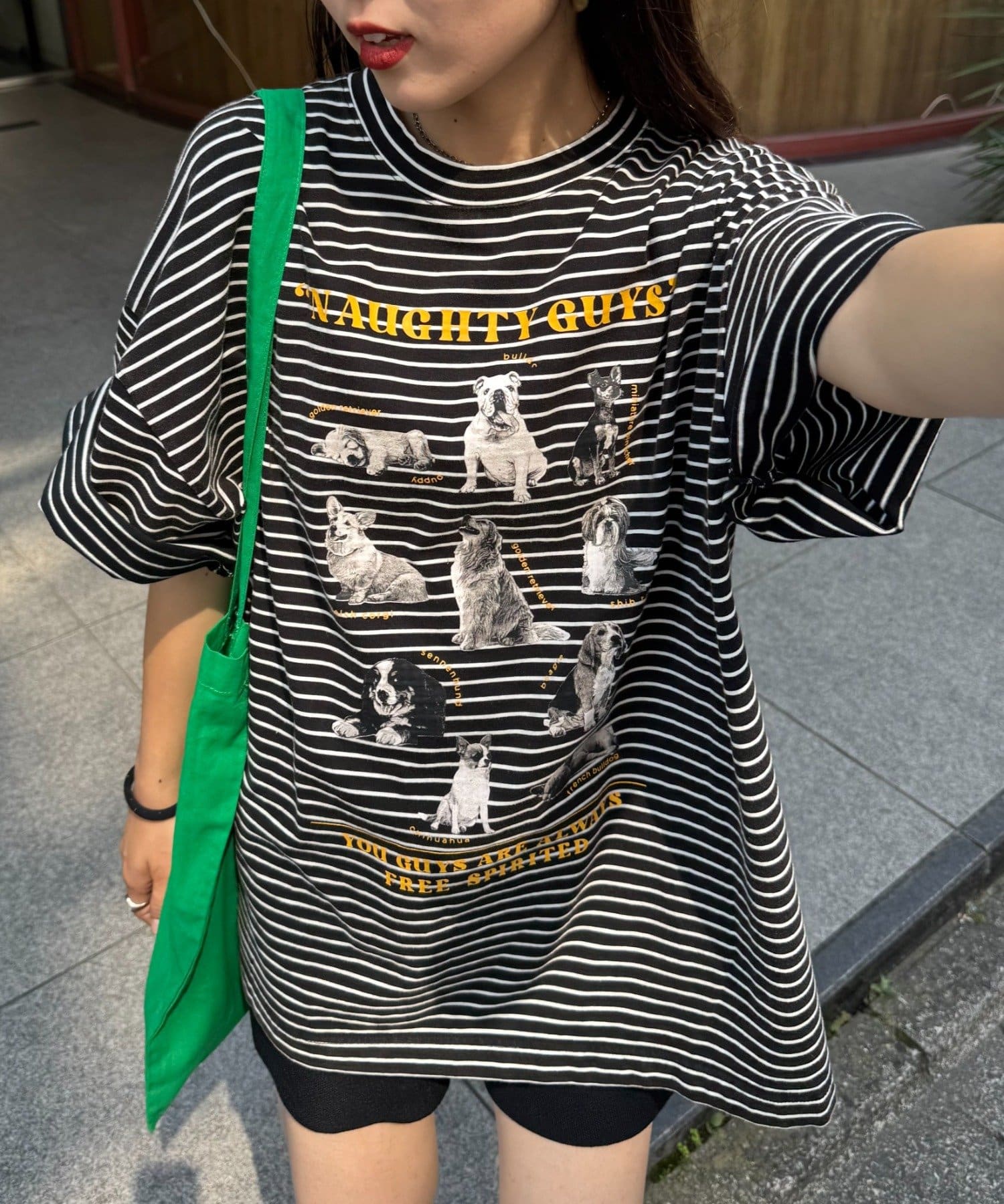 CIAOPANIC TYPY(チャオパニックティピー) 【SOUNDS GOOOOD】パウダー加工プリント&刺繍TEE