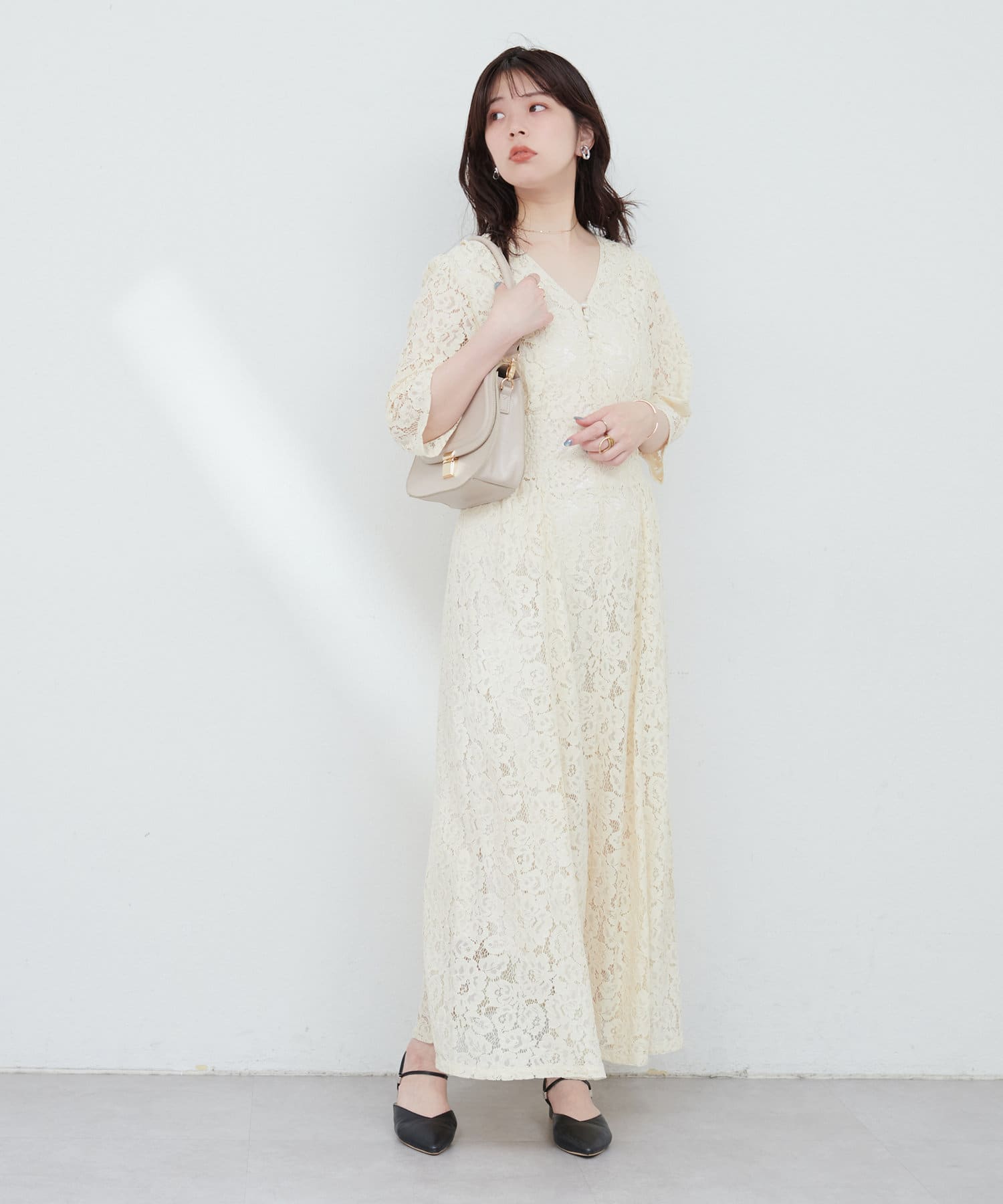 レトロレースワンピース | natural couture(ナチュラル