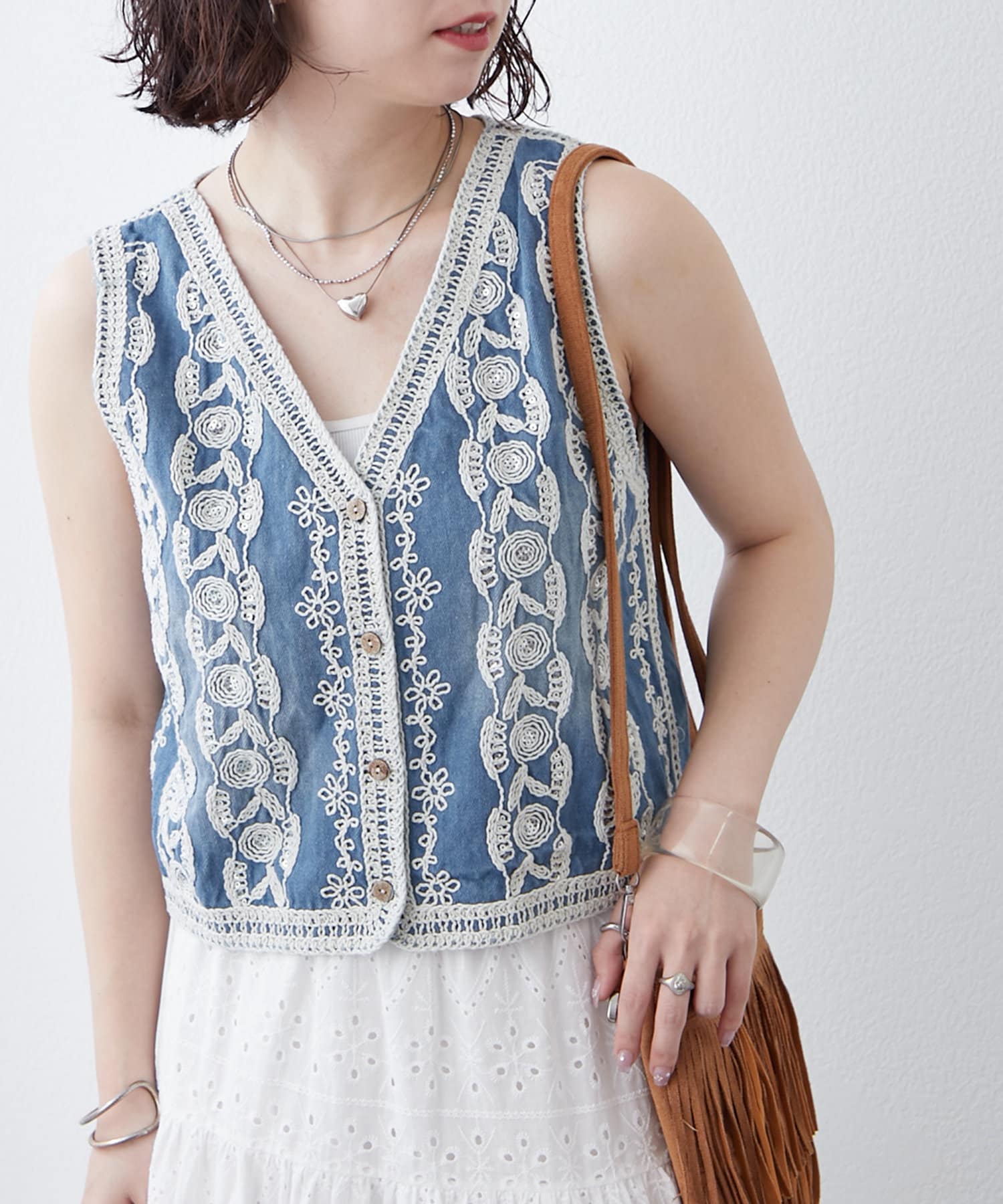 最終価格！手刺繍 GAIJIN MADE ベスト GAIJIN MADE(ガイジンメイド) 刺繍シャツ | 少しマニアックな