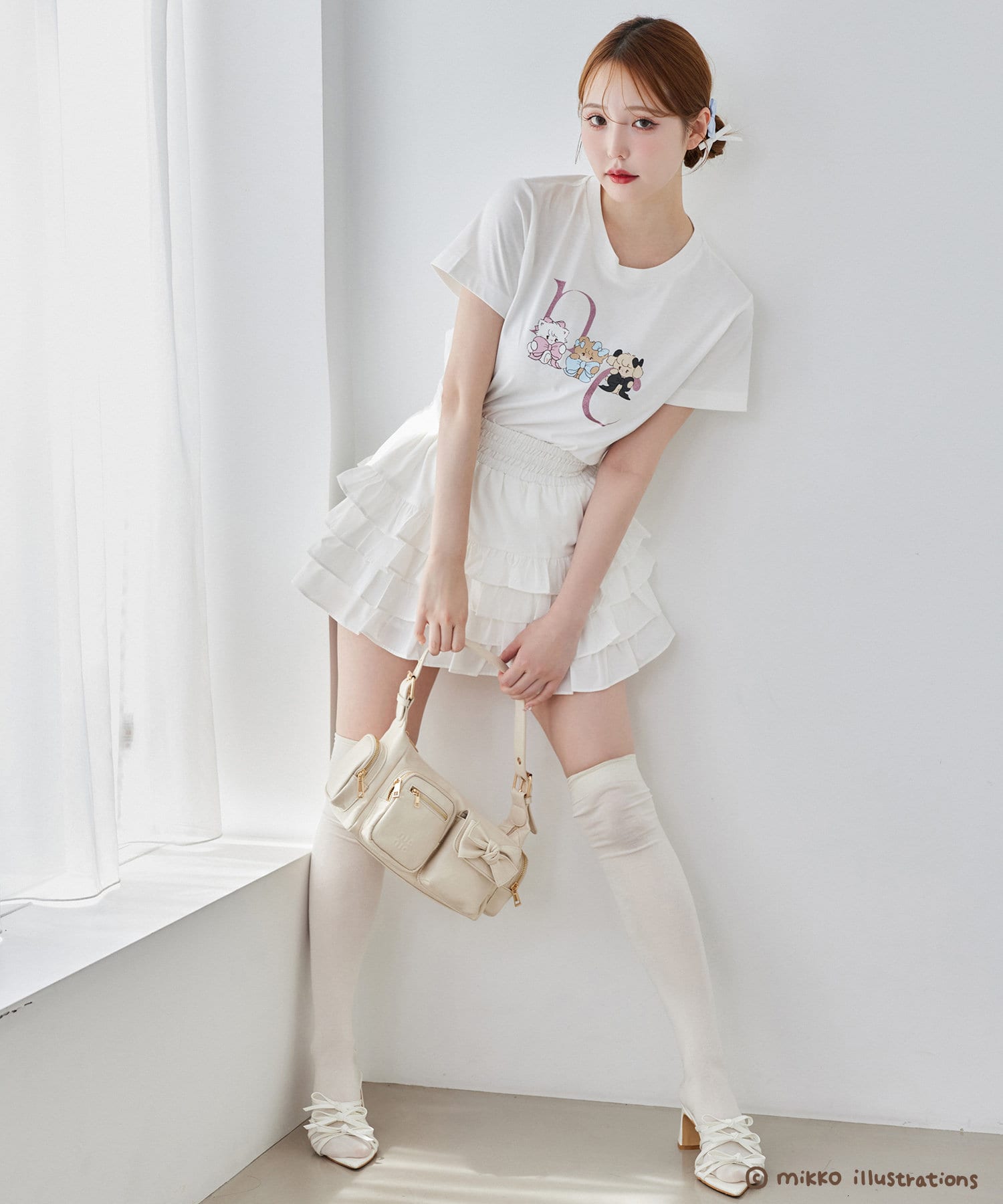 匿名発送　ナイスクラップ NICE CLAUP mikko コラボ Tシャツ mikko コラボ】プリントTシャツ | one after another NICE CLAUP