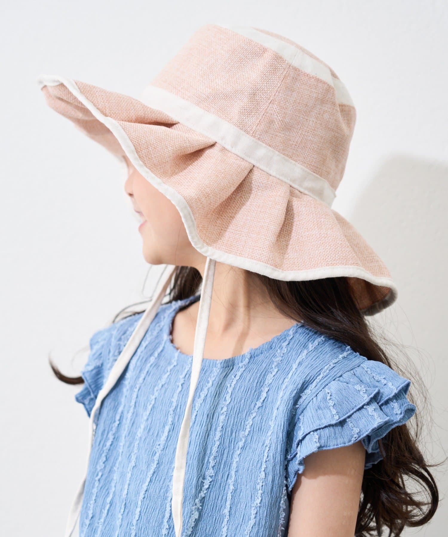 CIAOPANIC TYPY(チャオパニックティピー) 【KIDS】【UV】たためるジュートフリルHAT
