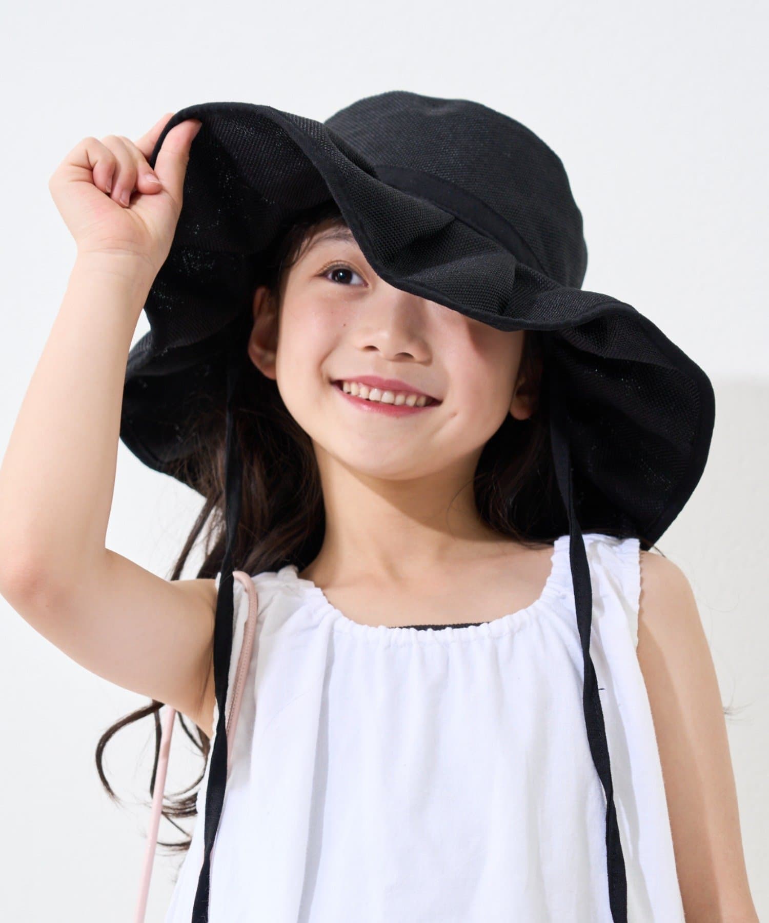 CIAOPANIC TYPY(チャオパニックティピー) 【KIDS】【UV】たためるジュートフリルHAT