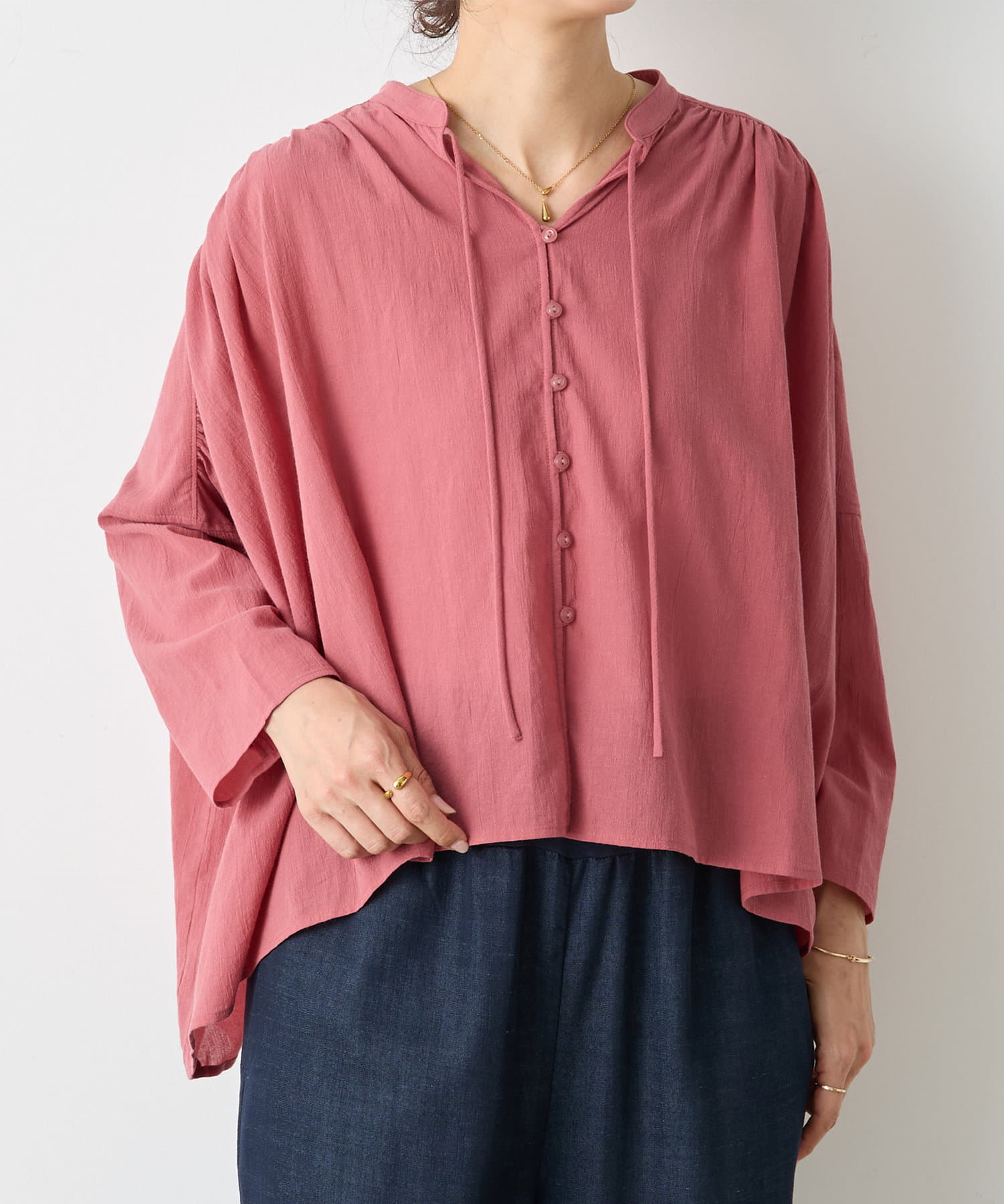 BEARDSLEY（ビアズリー）の「コットンシフォンギャザー丸