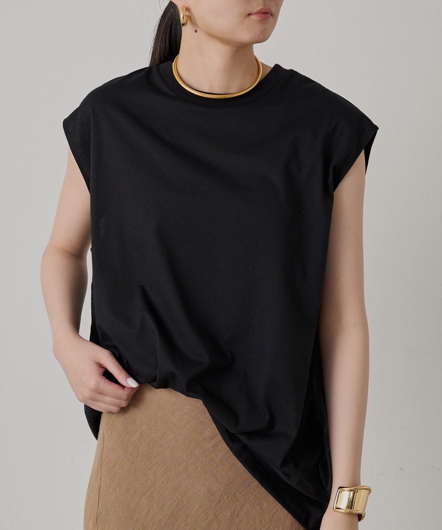 LOUNGEDRESS(ラウンジドレス) シンプルフレンチカットソー