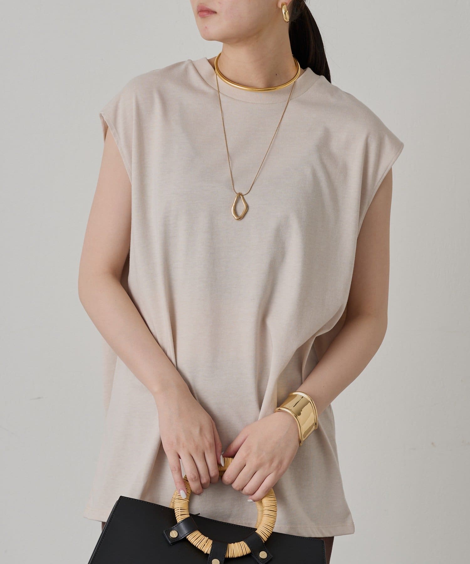 LOUNGEDRESS(ラウンジドレス) シンプルフレンチカットソー