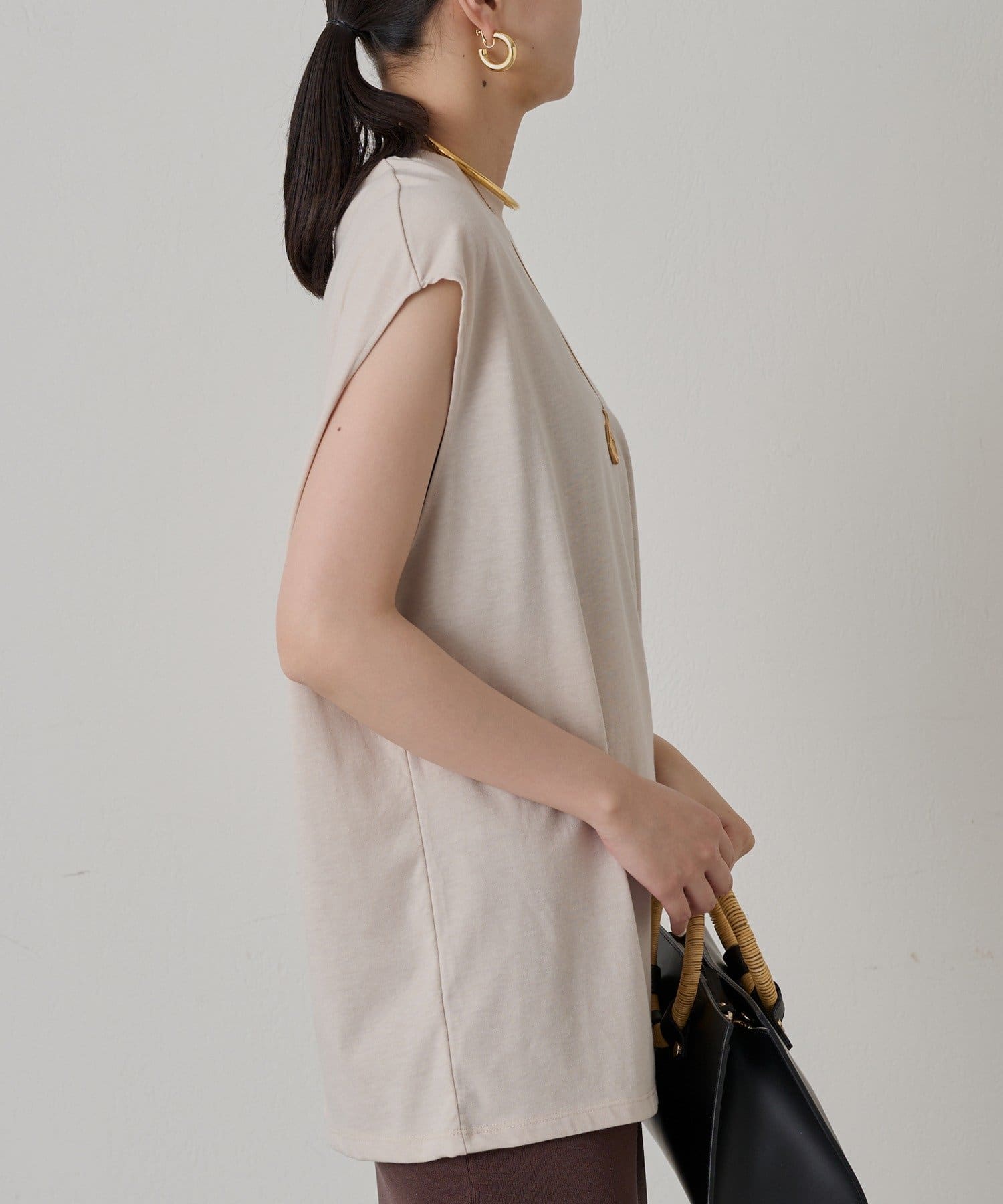 LOUNGEDRESS(ラウンジドレス) シンプルフレンチカットソー