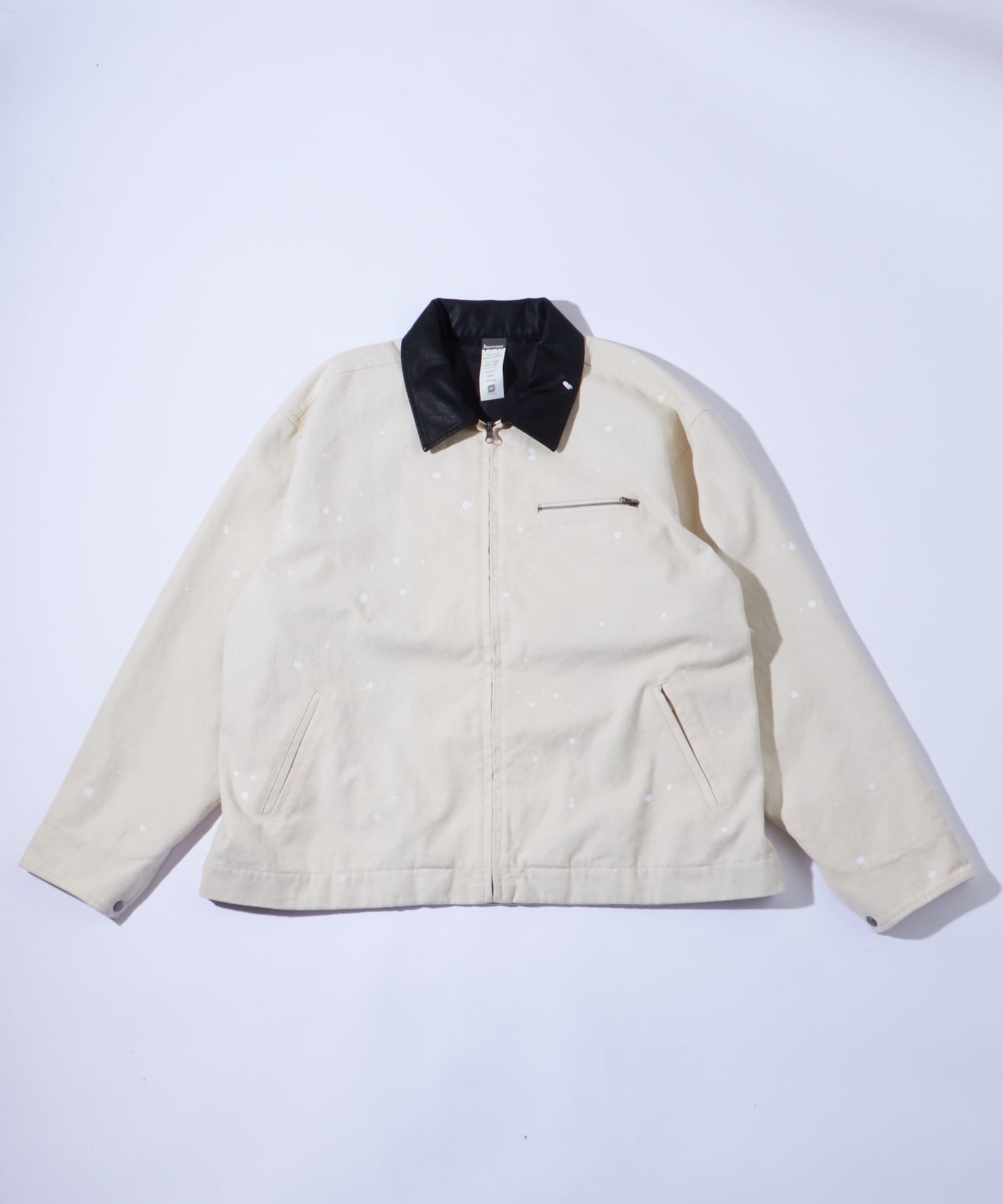 WHO'S WHO gallery】襟レザー切替ダックジャケット | OUTLET