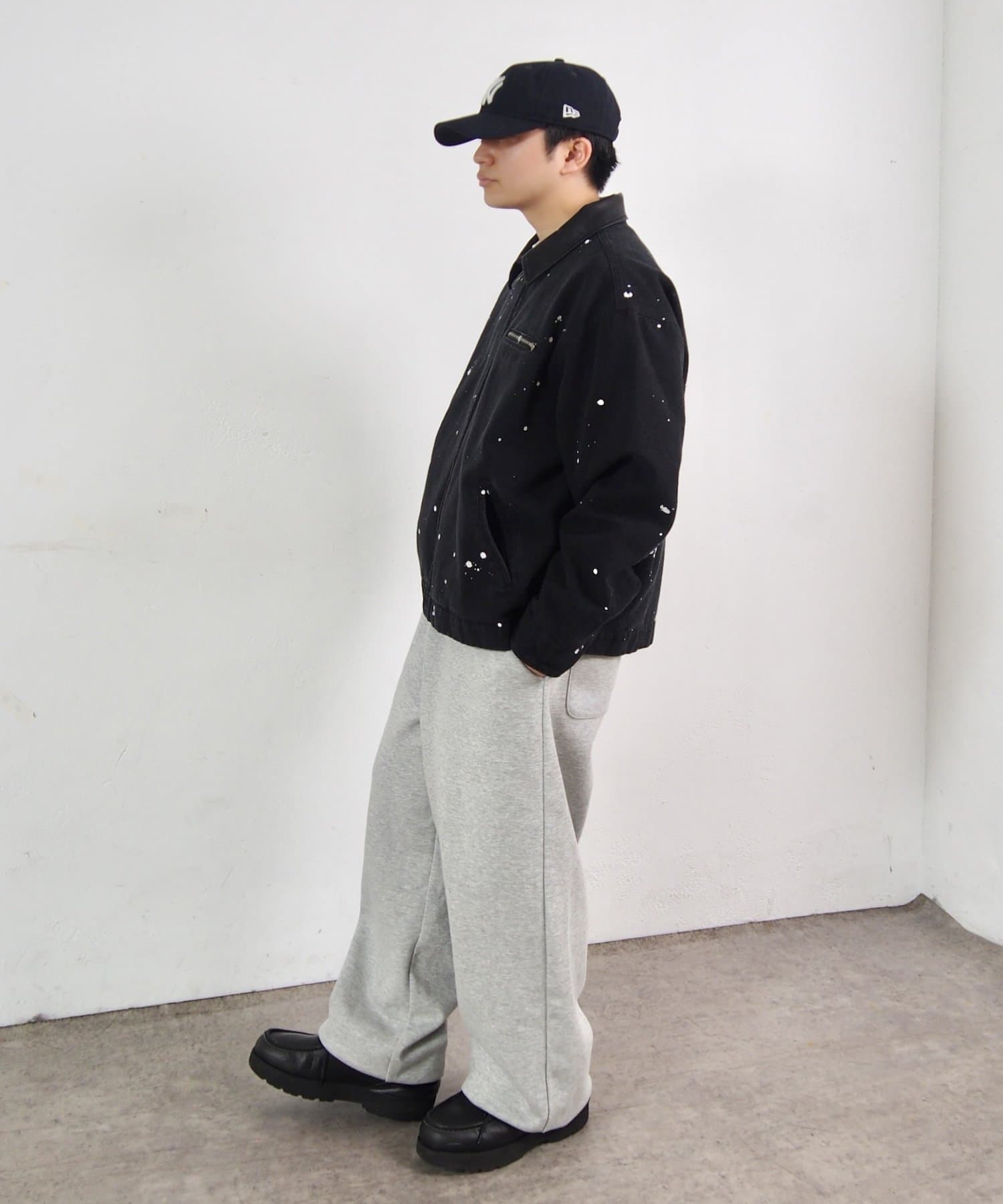 OUTLET(アウトレット) 【WHO'S WHO gallery】襟レザー切替ダックジャケット