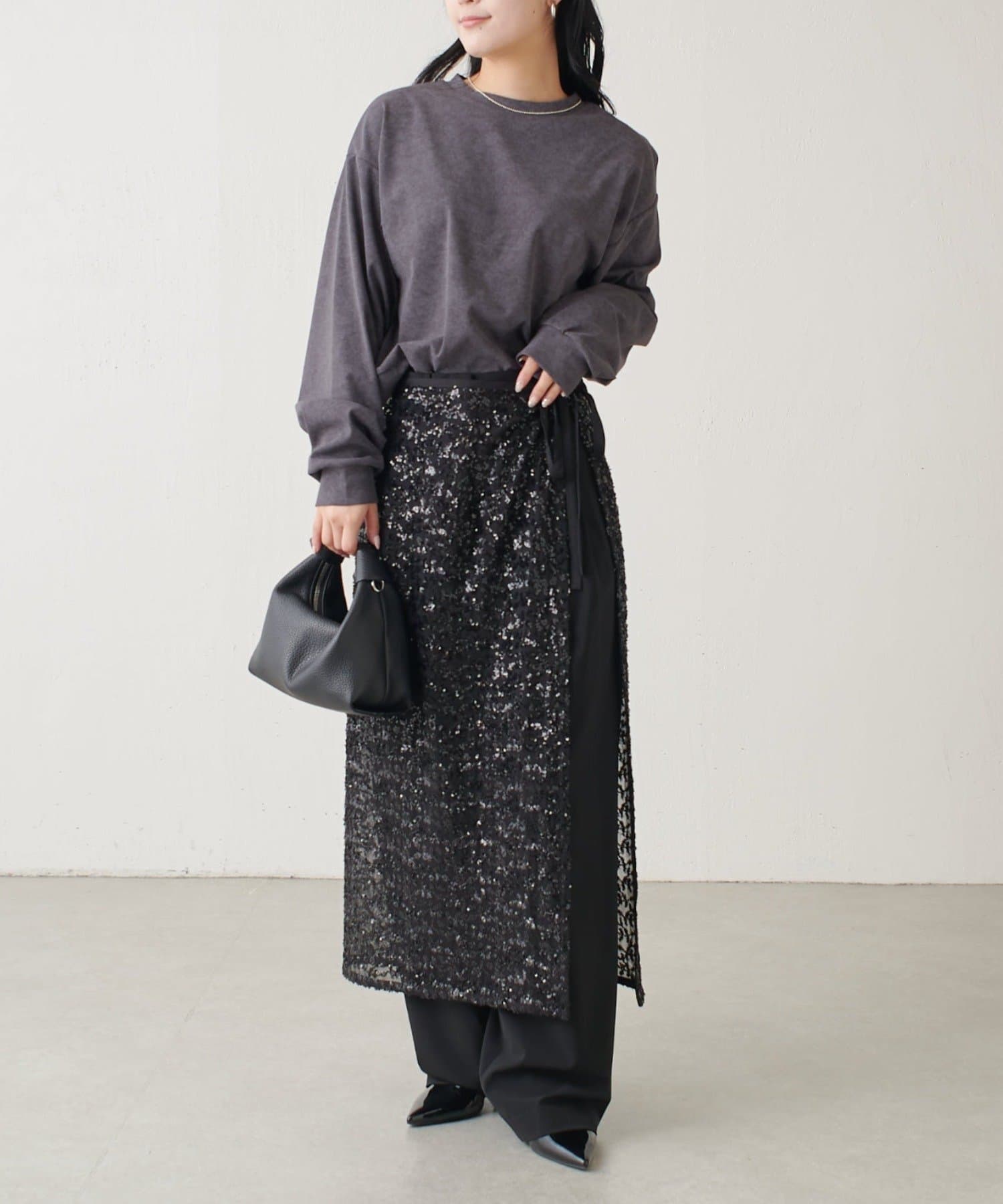 OUTLET(アウトレット) 【Lui's】ヴィンテージニットカットソー