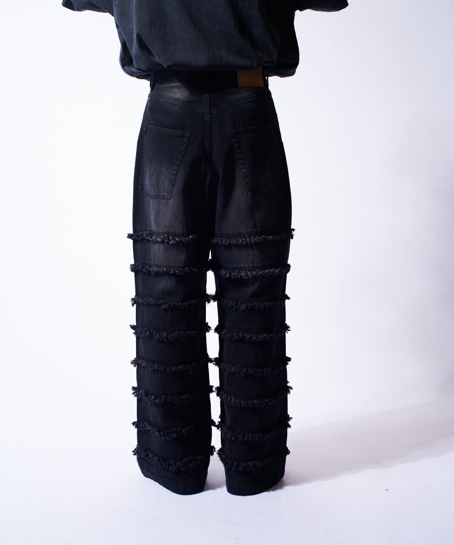 OUTLET(アウトレット) 【Lui's】スタックワイドバギーデニム