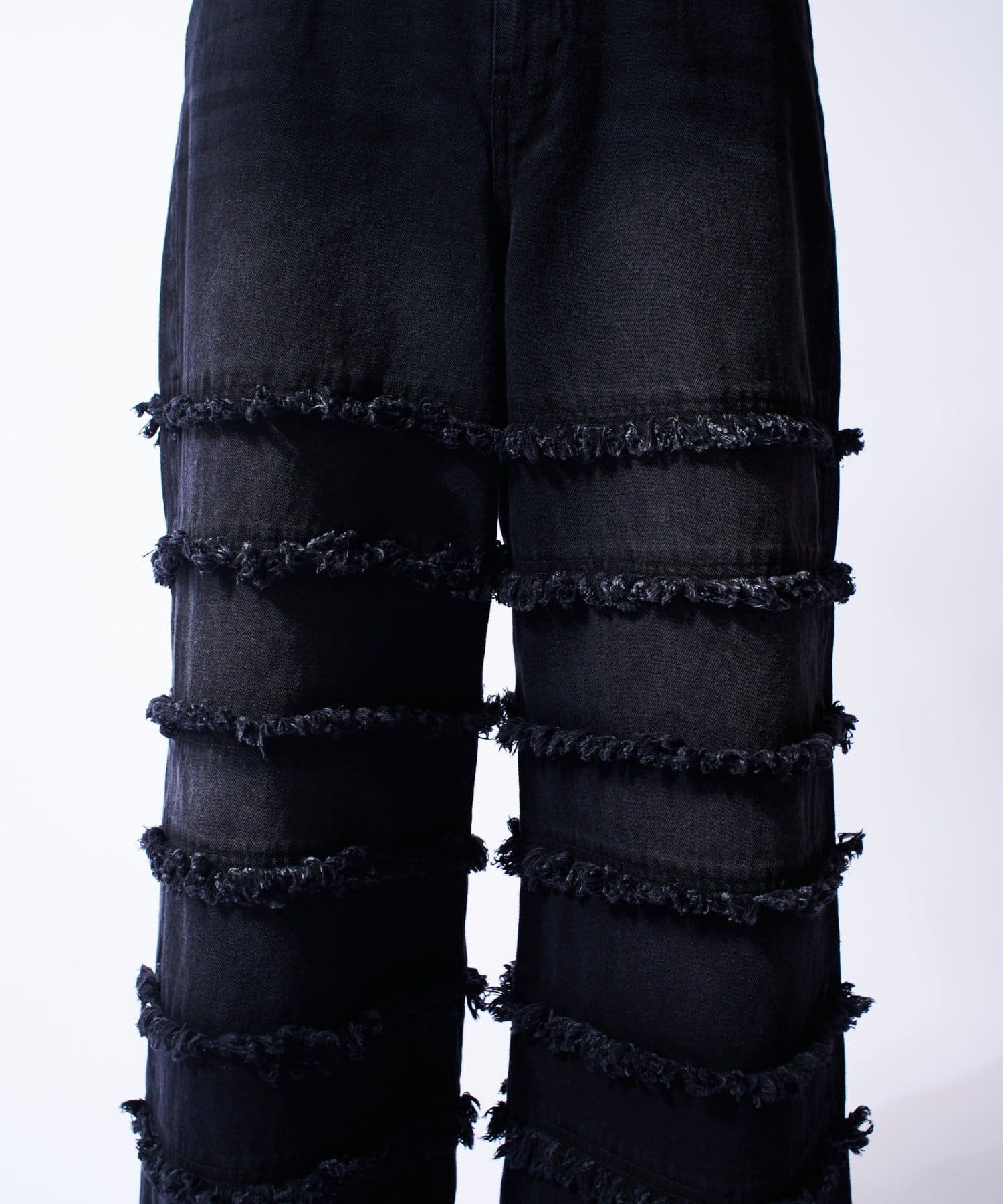 OUTLET(アウトレット) 【Lui's】スタックワイドバギーデニム