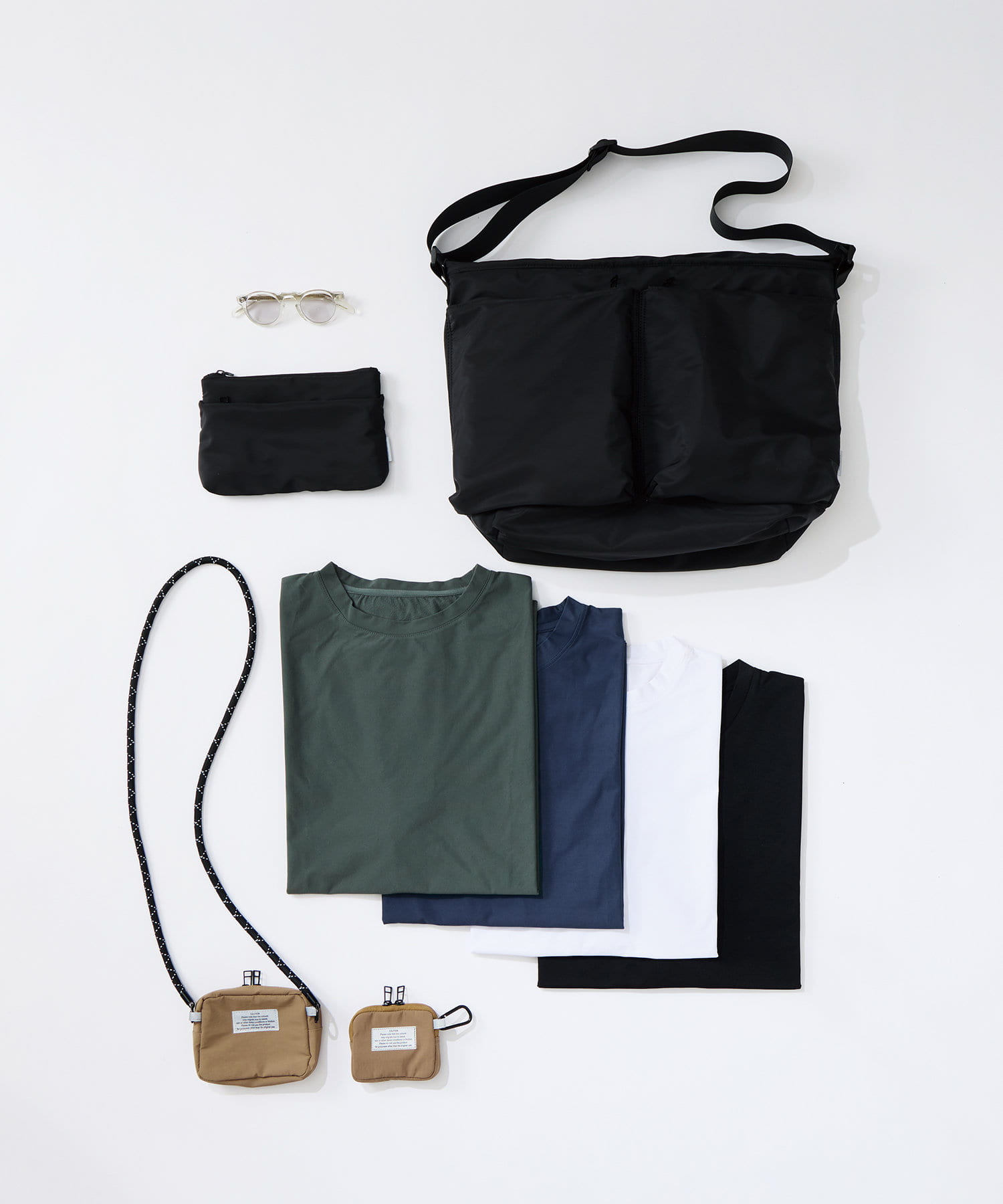 3COINS(スリーコインズ) トリコウェアスムースライクアウターT／MENS