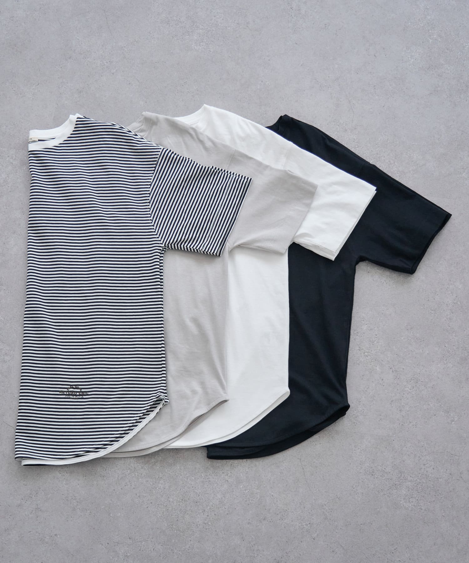 PUAL CE CIN(ピュアルセシン) 【汗シミ防止】ワンポイントロゴTシャツ
