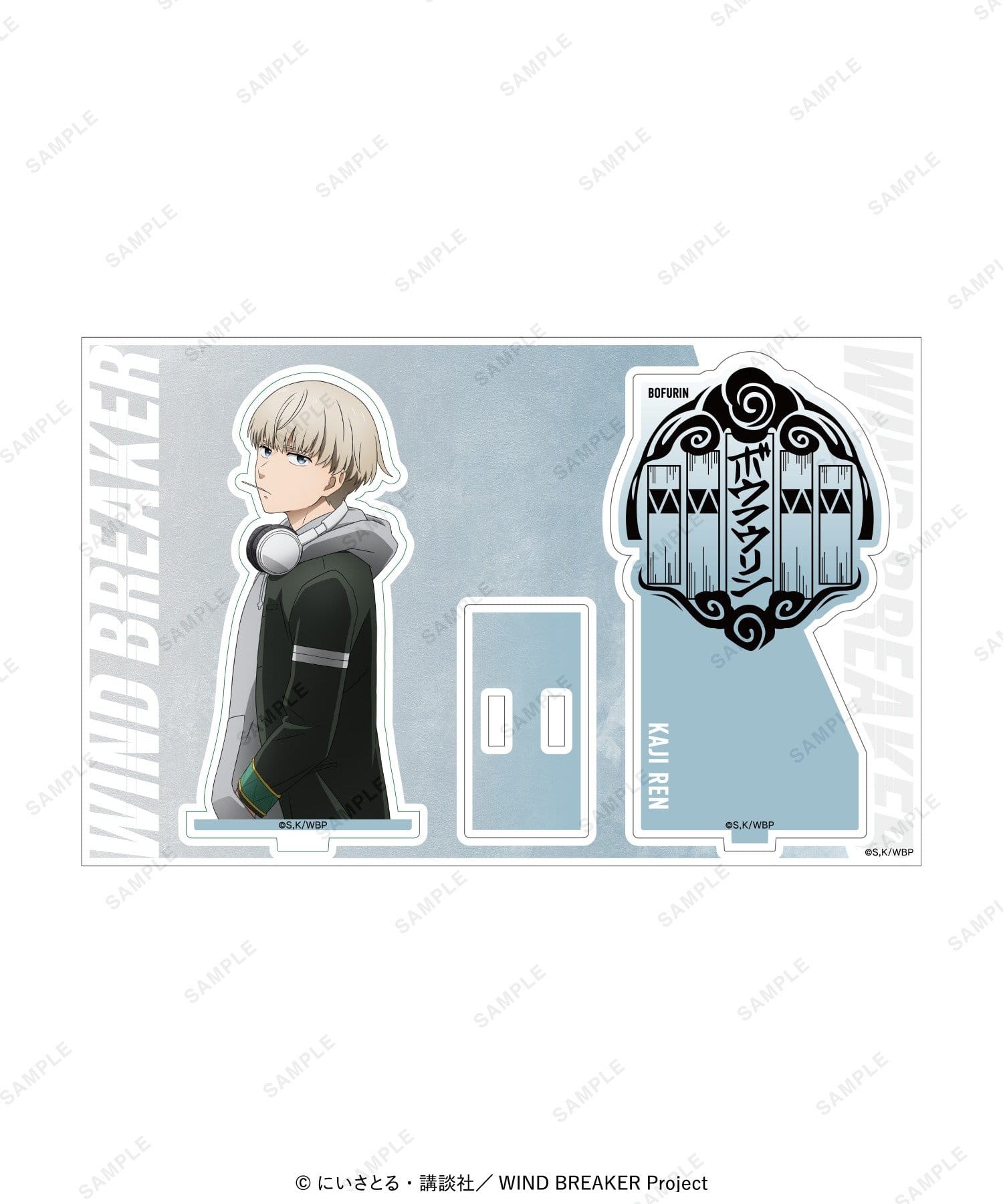 baseyard tokyo(ベースヤード トーキョー) レディース 【WIND BREAKER】アクリルスタンド カードデザインVer. スカイブルー