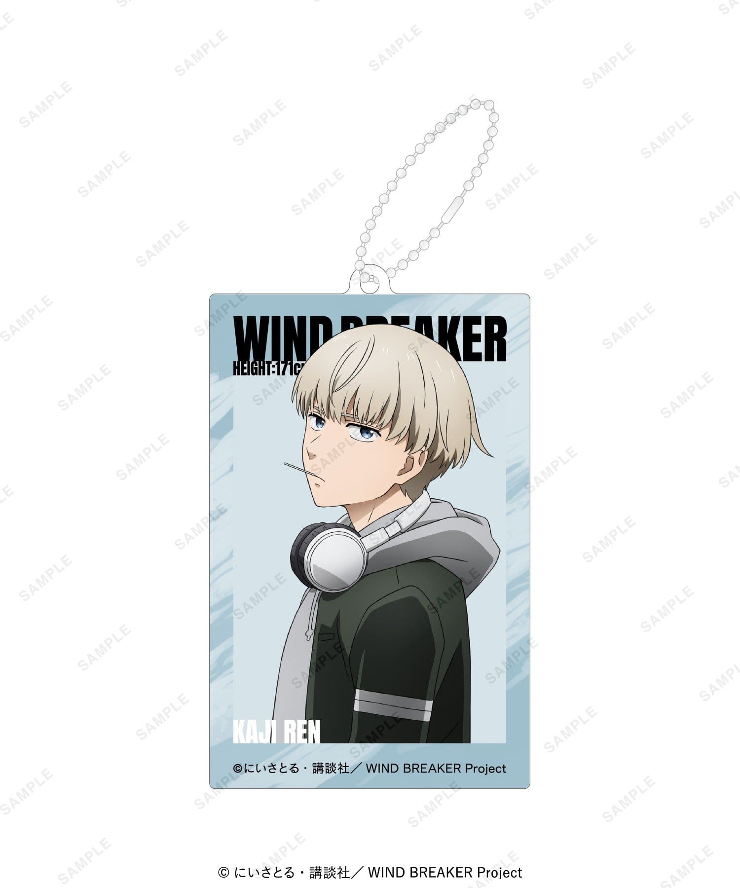 baseyard tokyo(ベースヤード トーキョー) レディース 【WIND BREAKER】アクリルビッグタグ スカイブルー