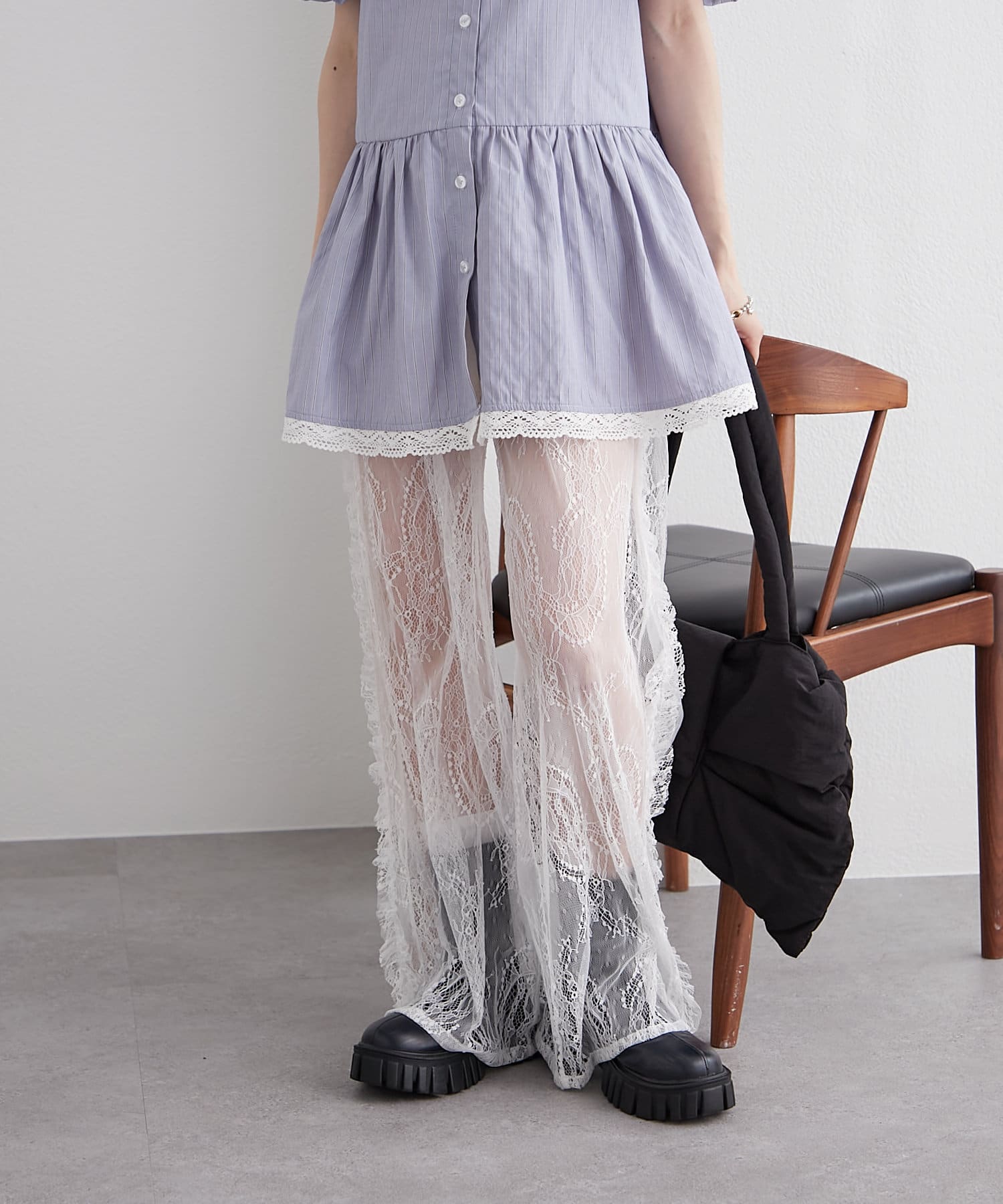 todayful life's anuke レースパンツ　ヴィンテージ anuke SALE30%OFF アンヌーク 2025SpringSummer ボトムス