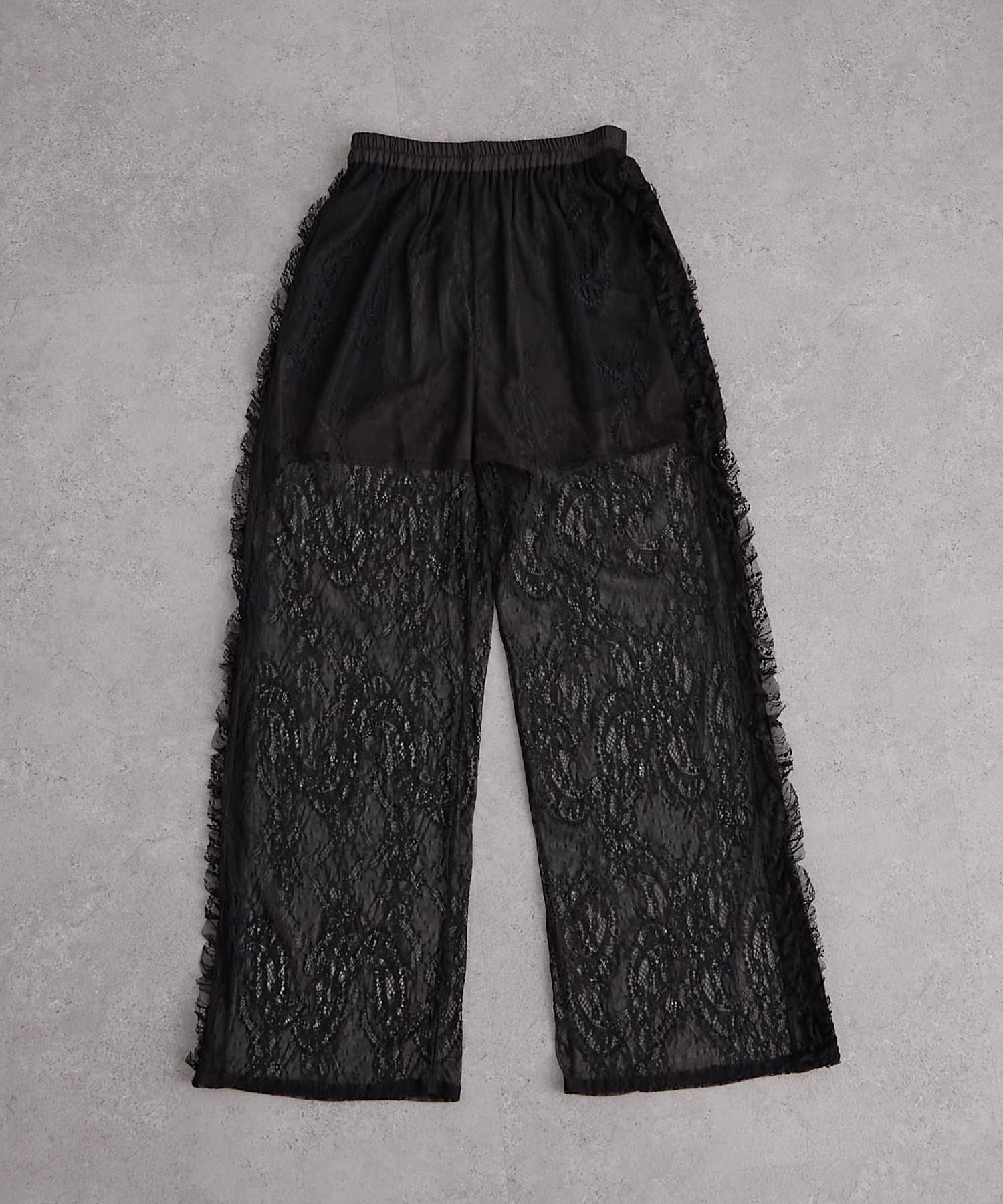 w closet(ダブルクローゼット) 【3色展開】ヴィンテージレースパンツ