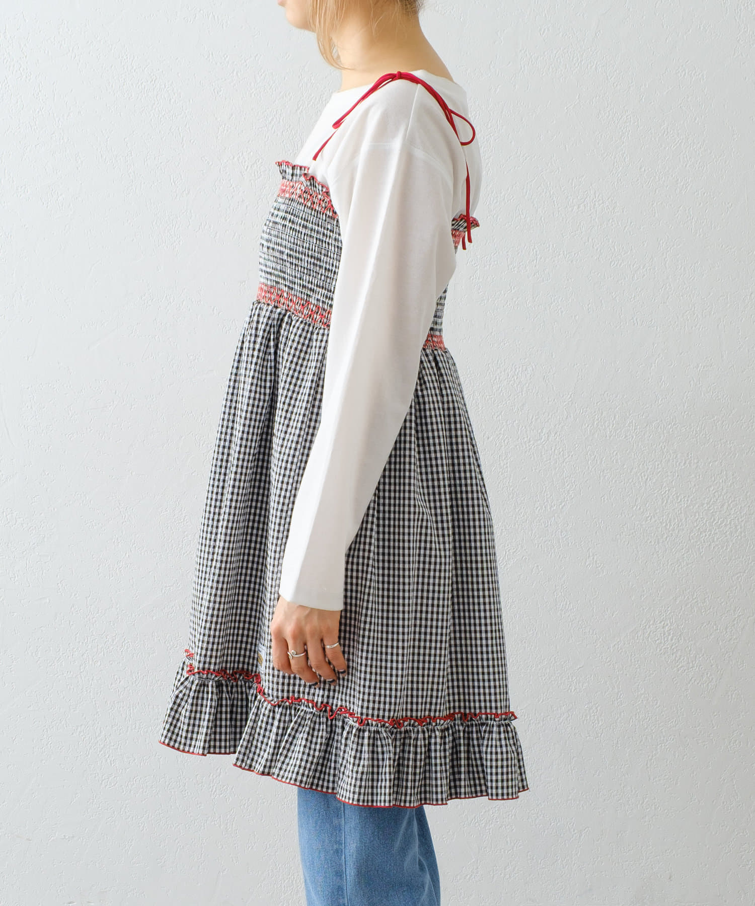 CIAOPANIC TYPY(チャオパニックティピー) 【HELLO.SANFRANCISCO】2WAYシャーリングチュニックベアワンピ