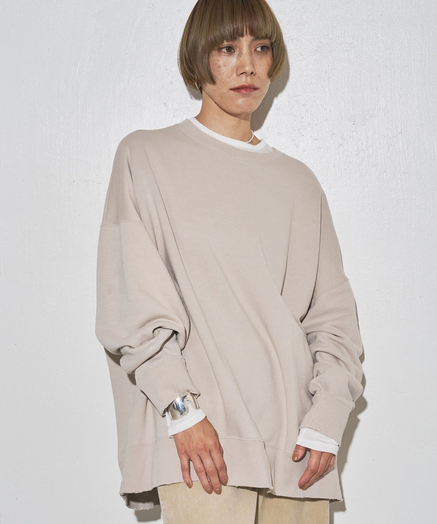 Whim Gazette GEMINI スウェットプルオーバー GEMINI】オーバーバックプリントスウェット | Whim Gazette
