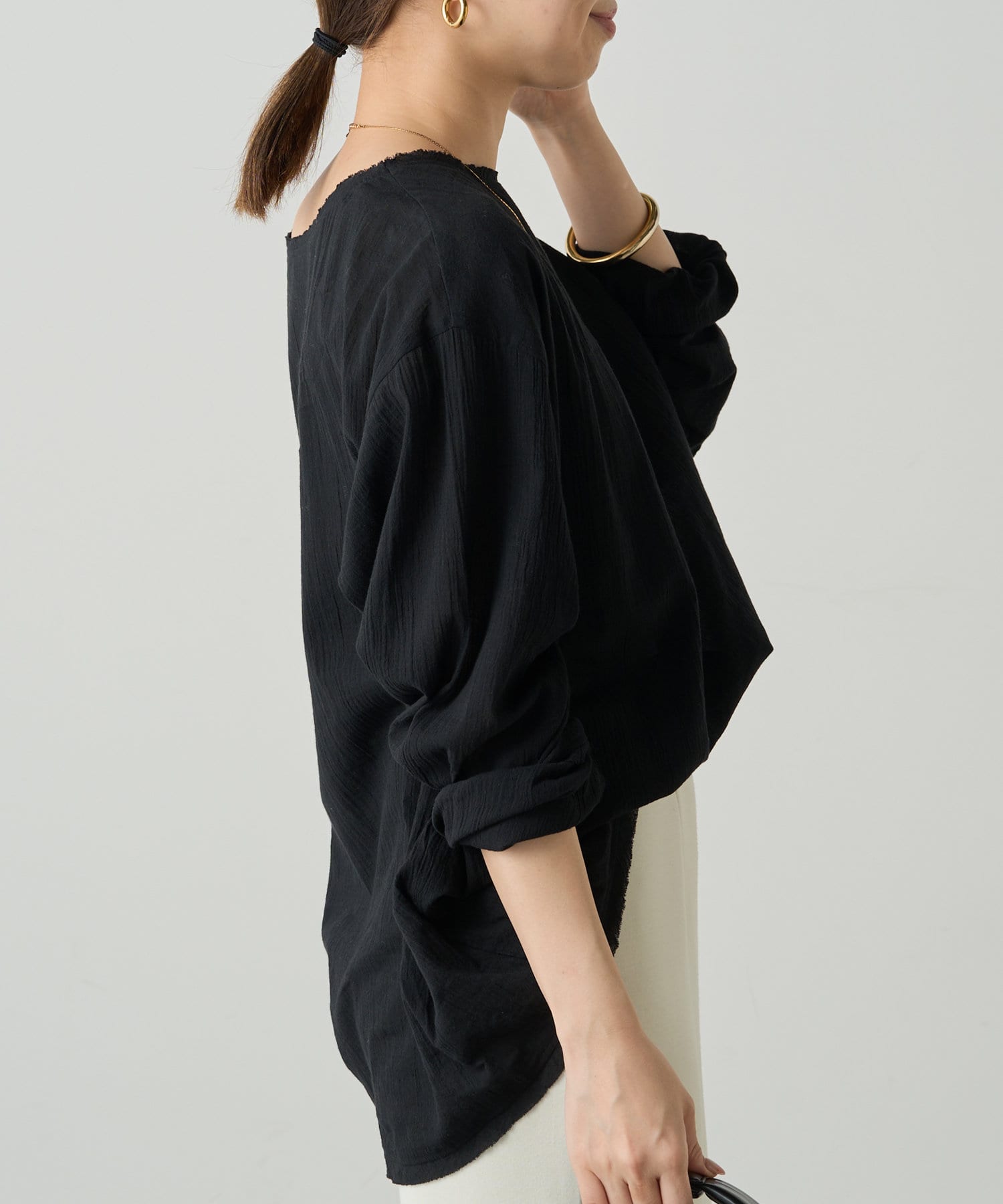 LOUNGEDRESS(ラウンジドレス) ガーゼプルオーバー