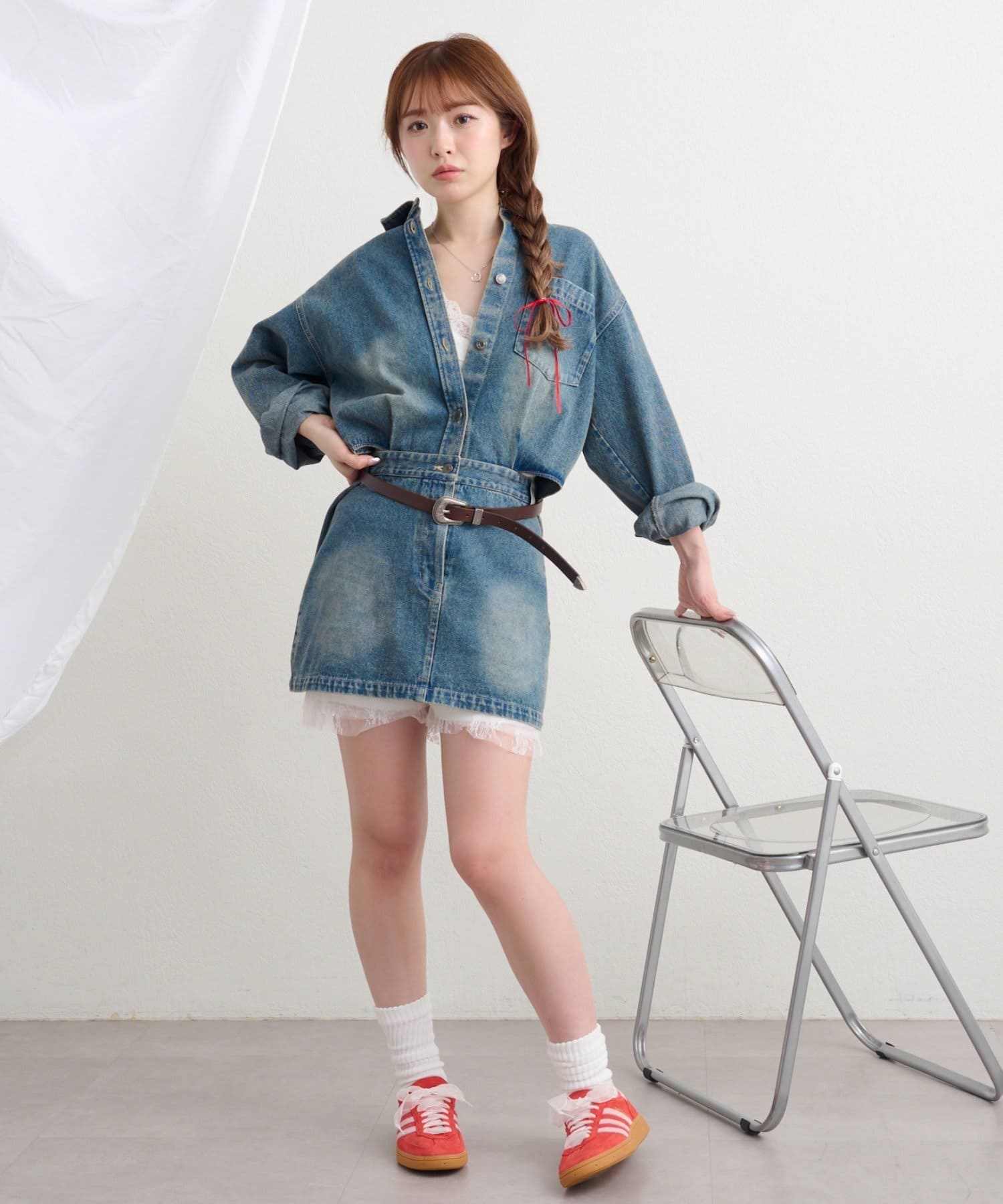 RAY CASSIN】デニムミニワンピース / コンビネゾン | OUTLET