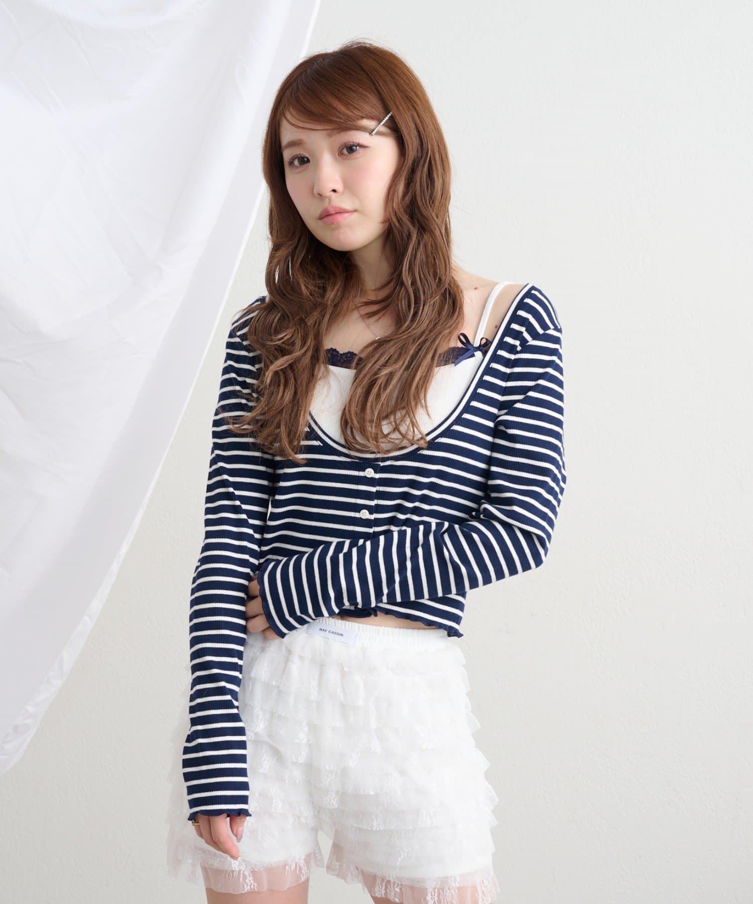 OUTLET(アウトレット) 【RAY CASSIN】キャミセットチビロングTシャツ