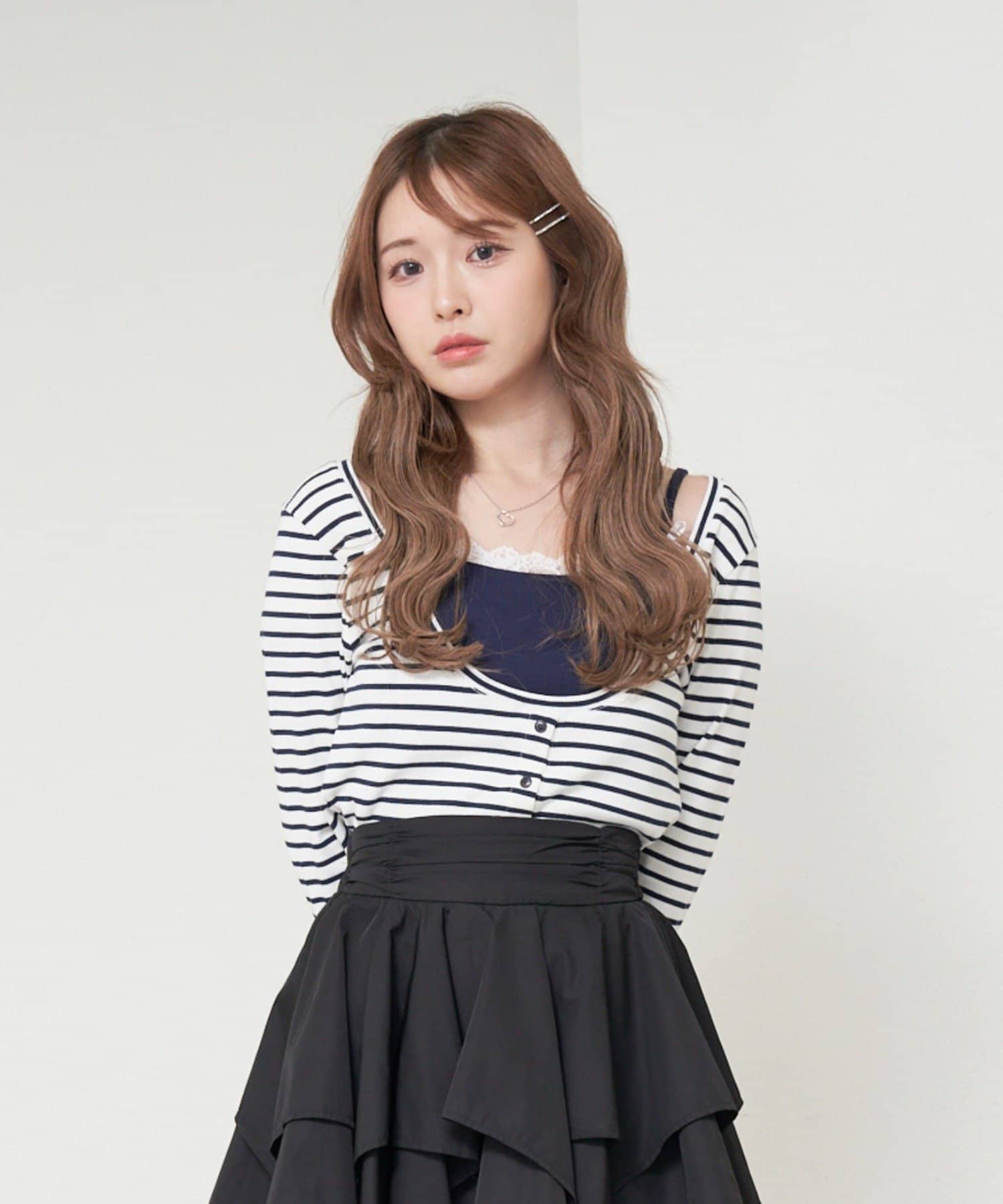 OUTLET(アウトレット) 【RAY CASSIN】キャミセットチビロングTシャツ