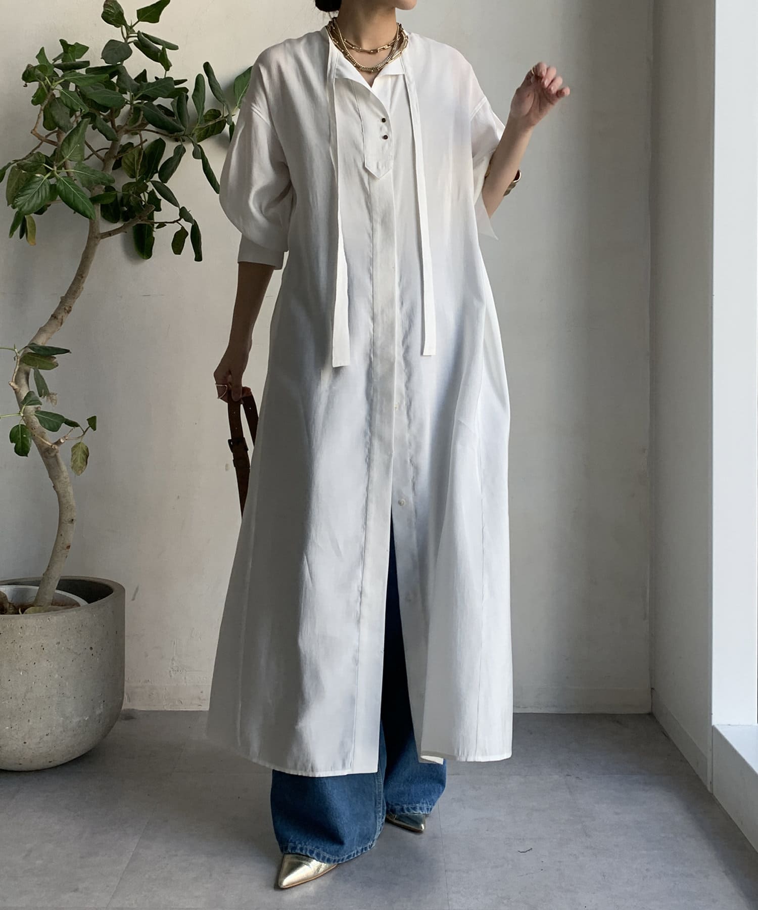 ■2025 SPRING ＆ SUMMER ITEM■着回し力抜群！ロングシーズン活用できるワンピース１枚でも、レイヤードでも着回しが楽しいワンピース。寒い時期はジャケットを羽織ったり、スウェットを上