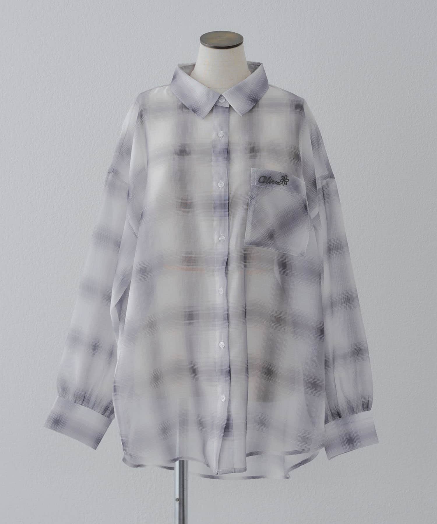 NICE CLAUP / OLIVE des OLIVE OUTLET(ナイスクラップ  / オリーブ デ オリーブ アウトレット) 【RMAF】oliveシアシャツ