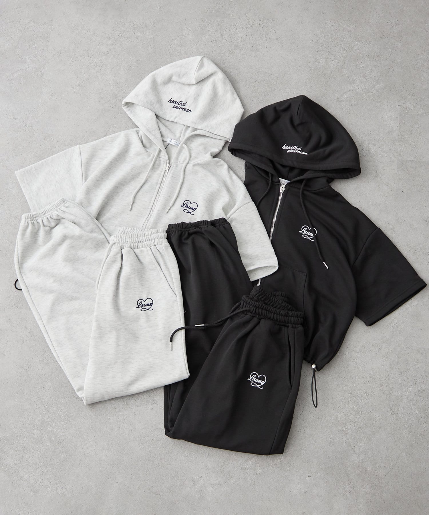 NICE CLAUP / OLIVE des OLIVE OUTLET(ナイスクラップ  / オリーブ デ オリーブ アウトレット) 【トレンドの韓国コーデ叶う】【セットアップ】【RMAF】夏の空港コーデセット
