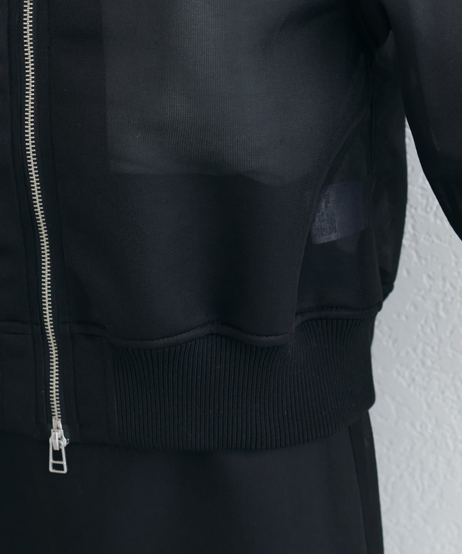 NICE CLAUP / OLIVE des OLIVE OUTLET(ナイスクラップ  / オリーブ デ オリーブ アウトレット) 【natural couture】メッシュダンボールWZIPブルゾン