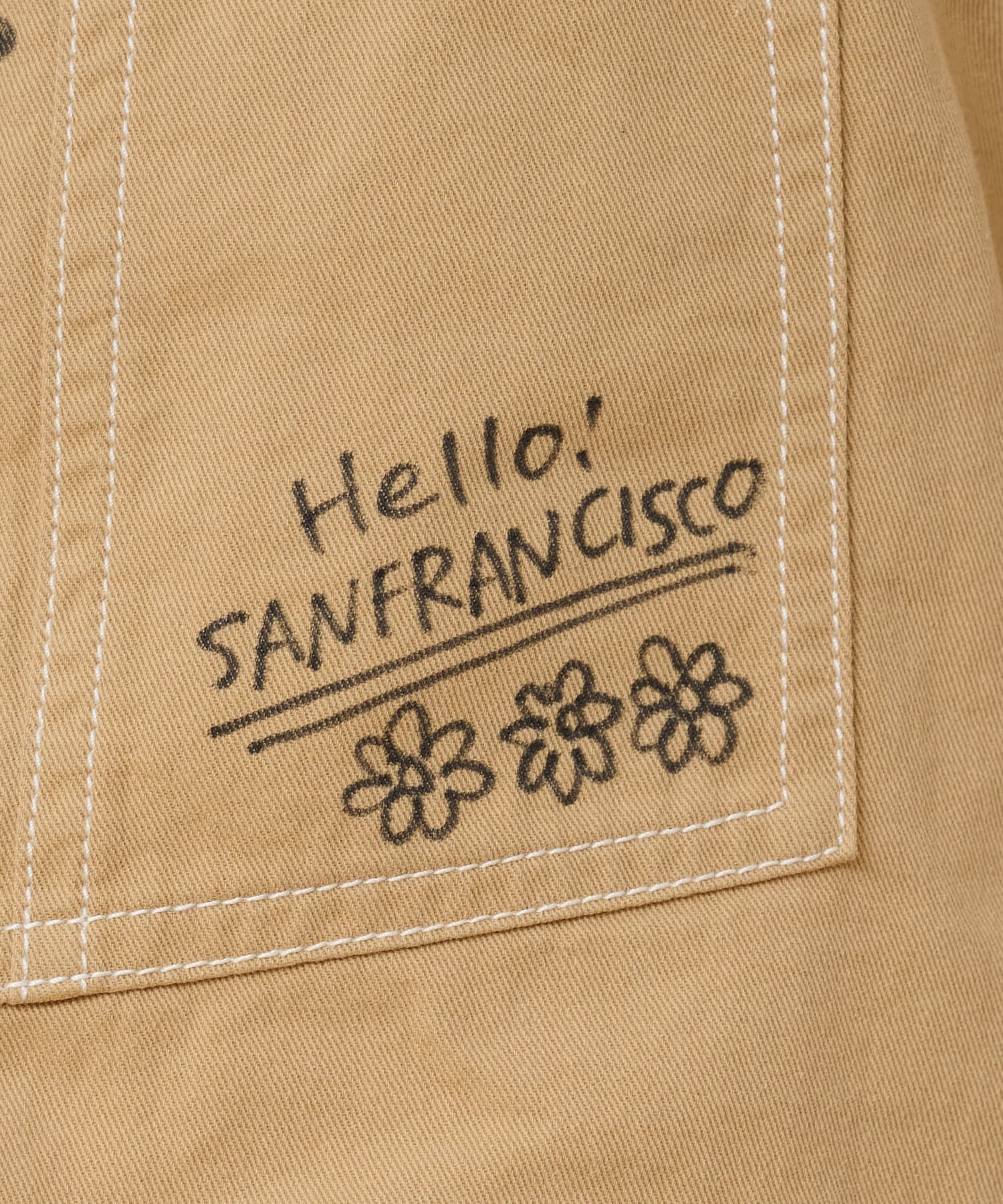 CIAOPANIC TYPY(チャオパニックティピー) 【HELLO.SANFRANCISCO】マルチウェイ落書きサロペ