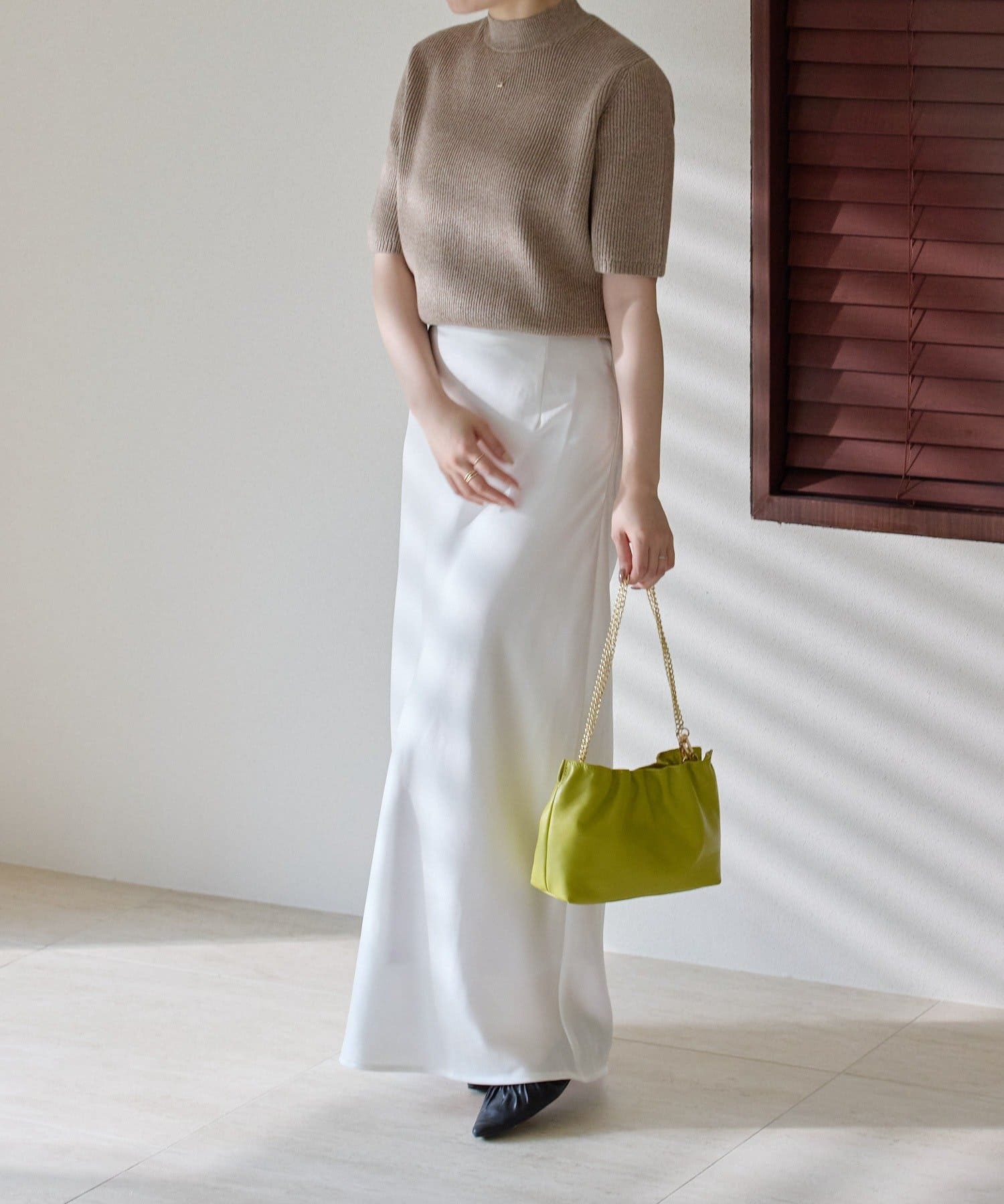 gemeil(ジェムイル) 2wayギャザーチェーンバッグ(PT-233)