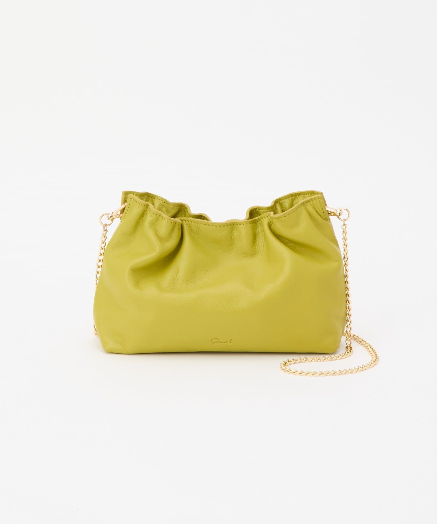 gemeil(ジェムイル) 2wayギャザーチェーンバッグ(PT-233)