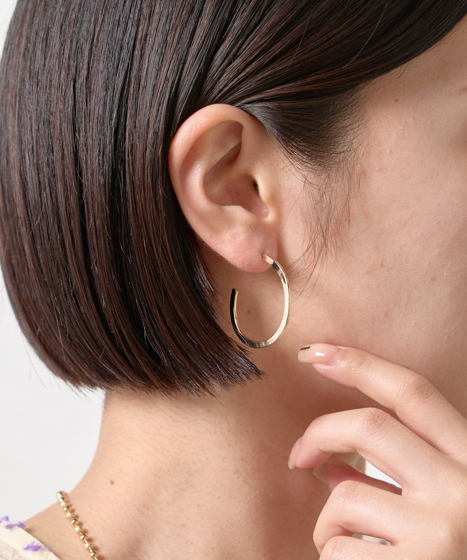 Jena　espace merveilleux(ジェナ　エスパスメルヴェイユ) フラットオーバルピアス