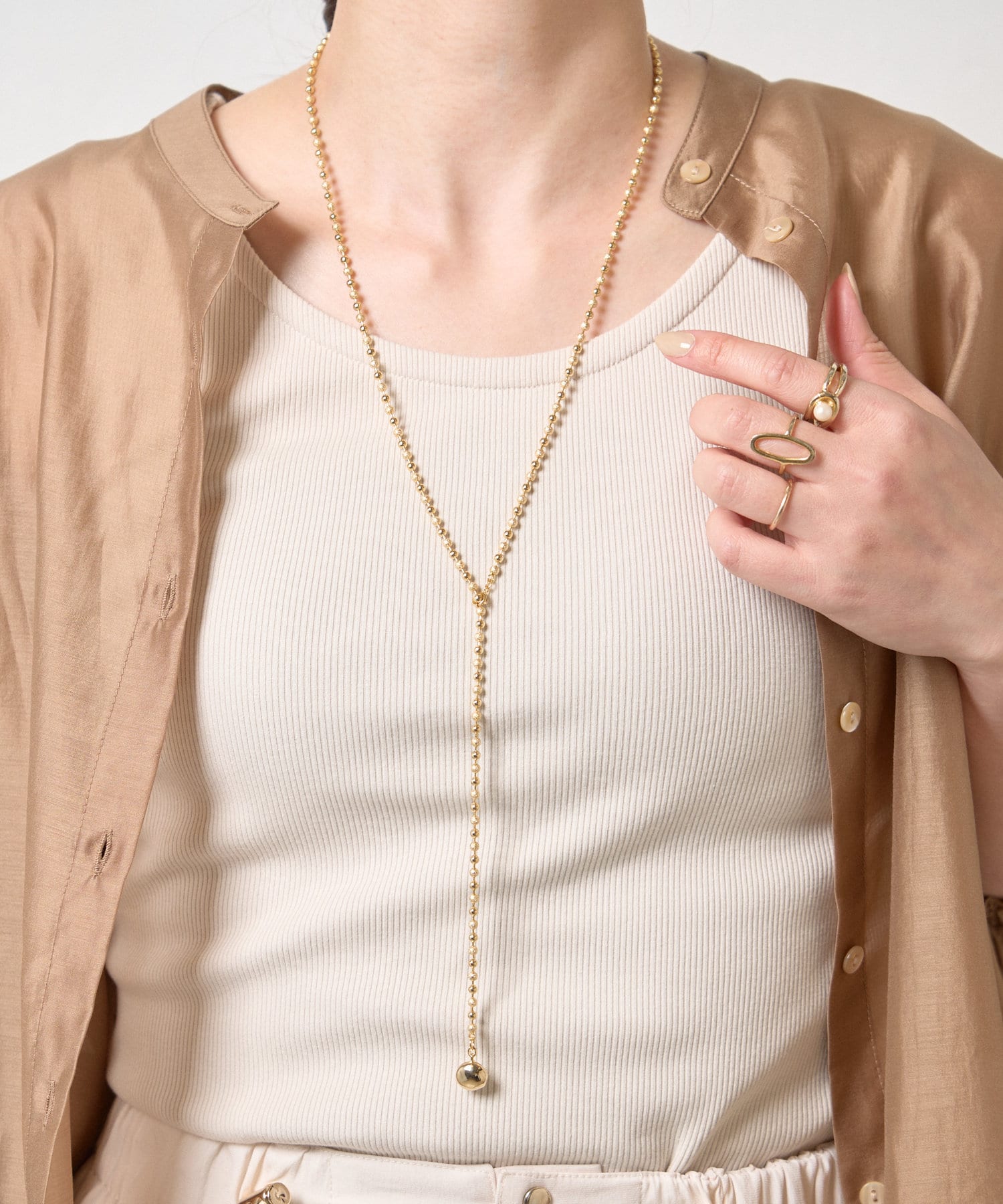 GAVIALネックレスチェーンnew pendant chain_narrow